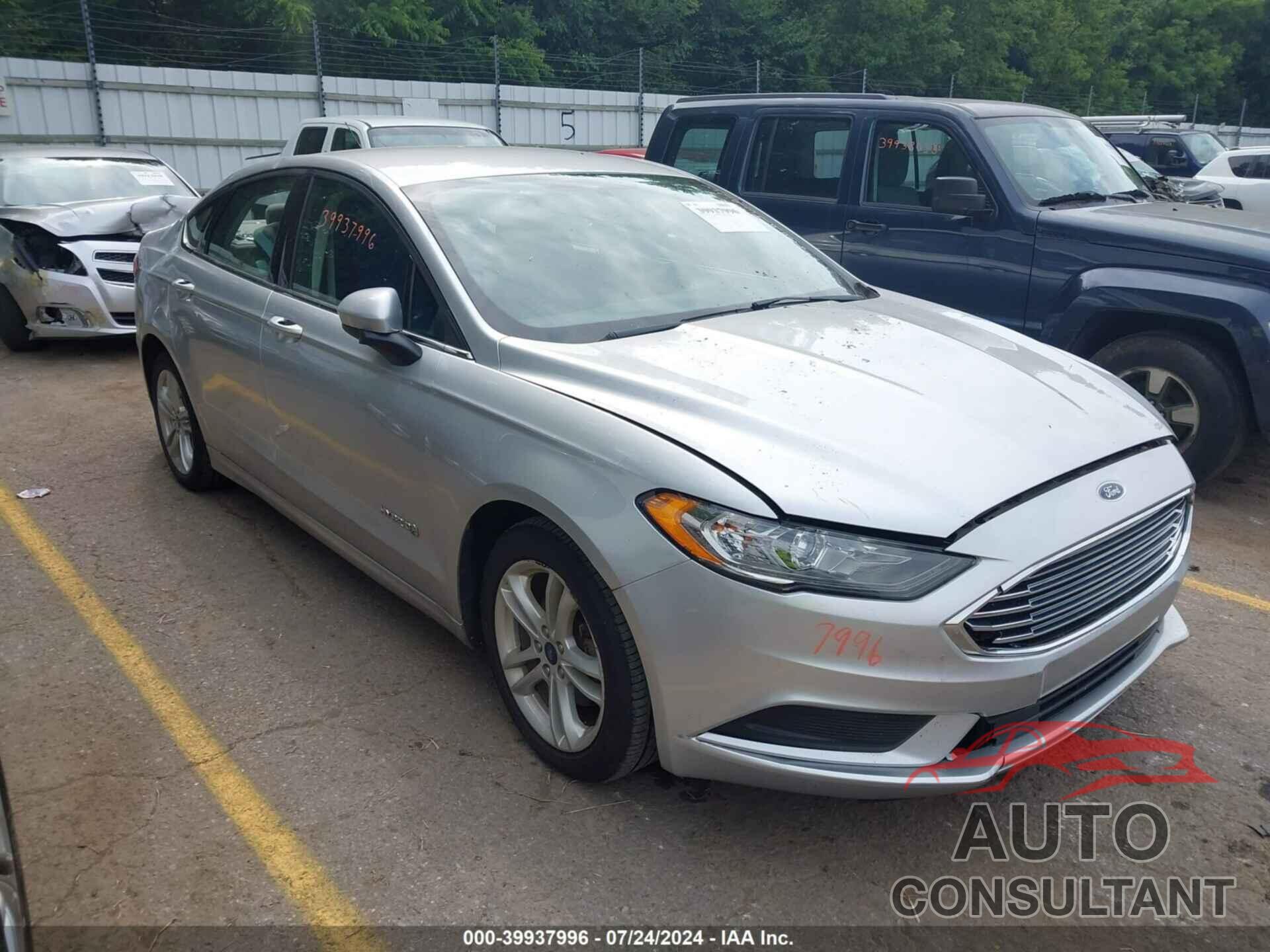 FORD FUSION HYBRID 2018 - 3FA6P0LU4JR101294