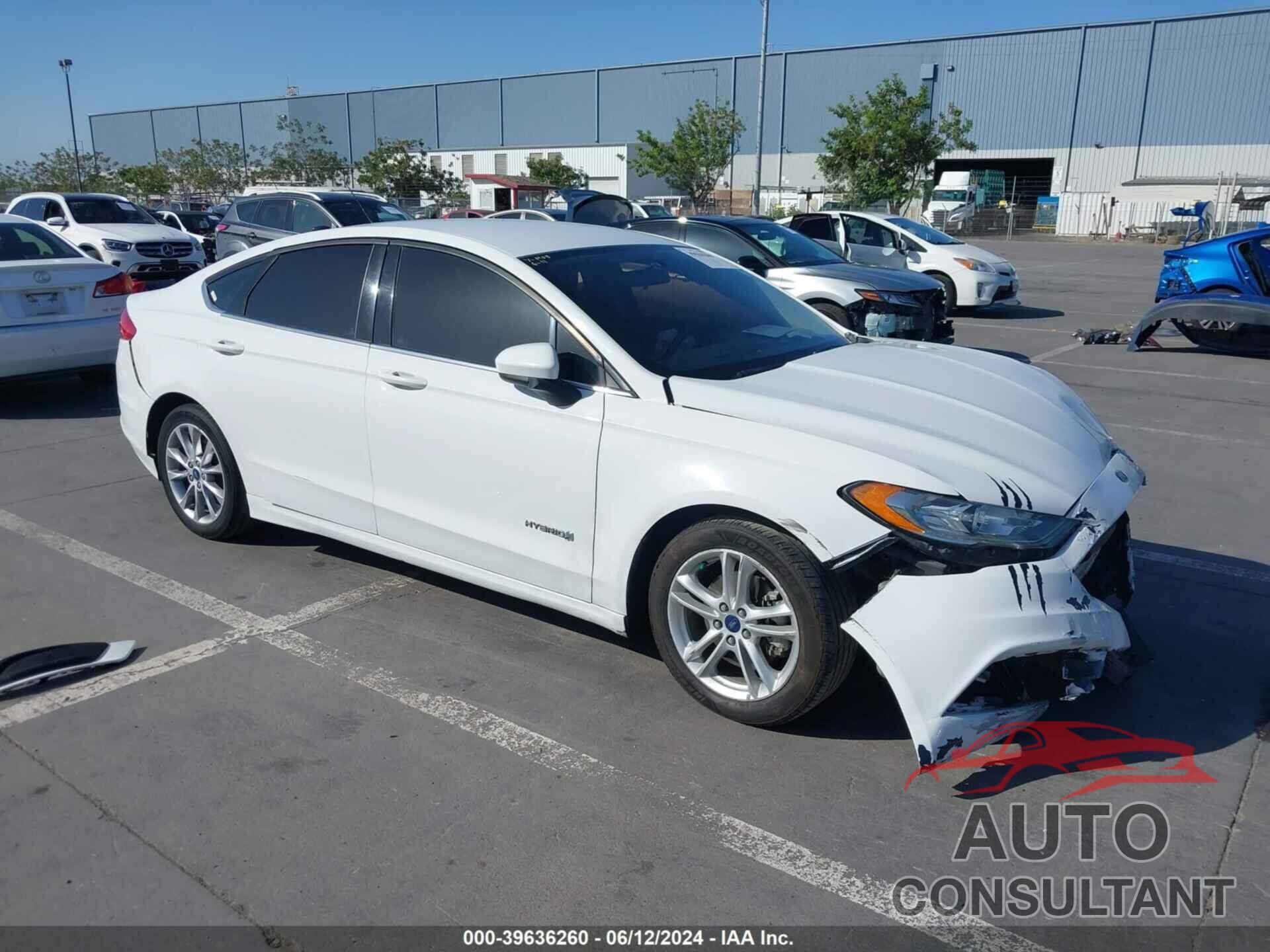 FORD FUSION HYBRID 2018 - 3FA6P0LU5JR129122