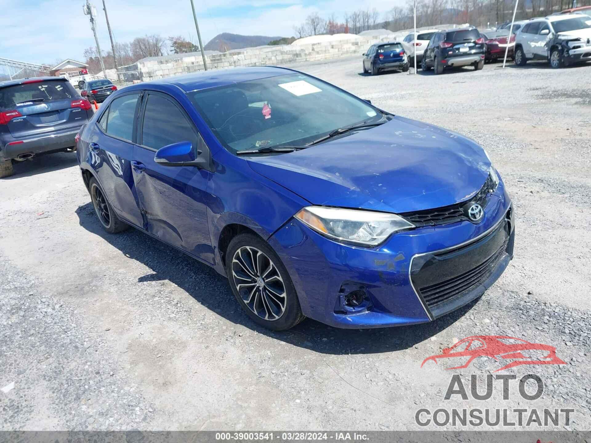 TOYOTA COROLLA 2016 - 5YFBURHE3GP440960