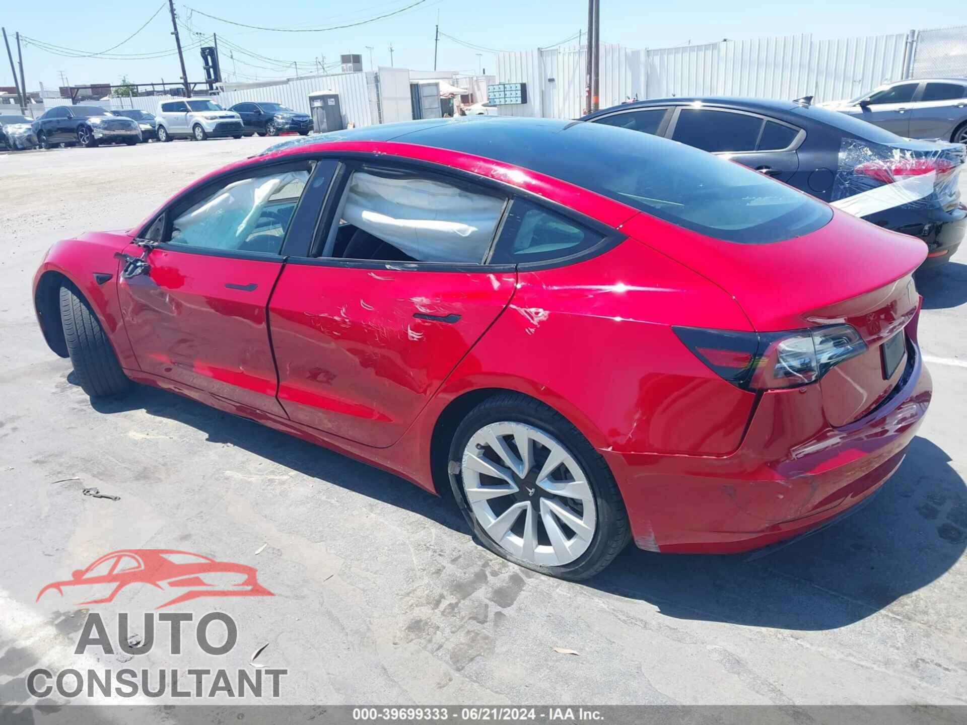 TESLA MODEL 3 2021 - 5YJ3E1EA3MF087101