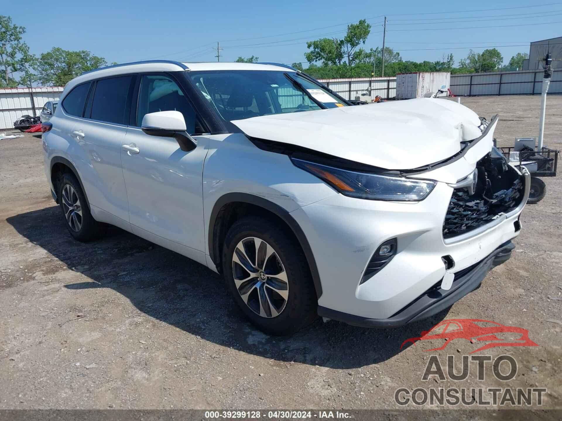 TOYOTA HIGHLANDER 2021 - 5TDGZRAH7MS532247