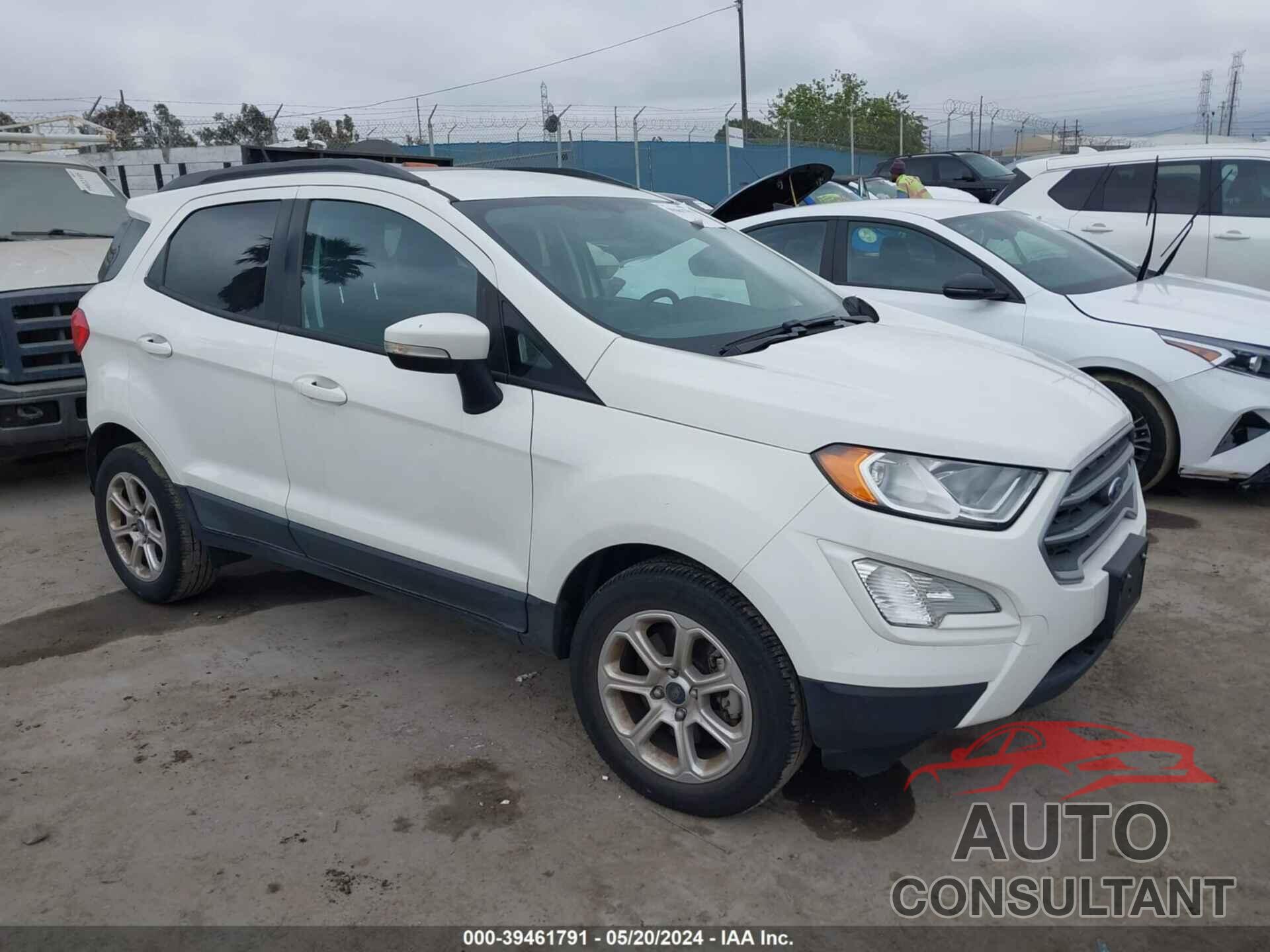 FORD ECOSPORT 2018 - MAJ3P1TE6JC223039