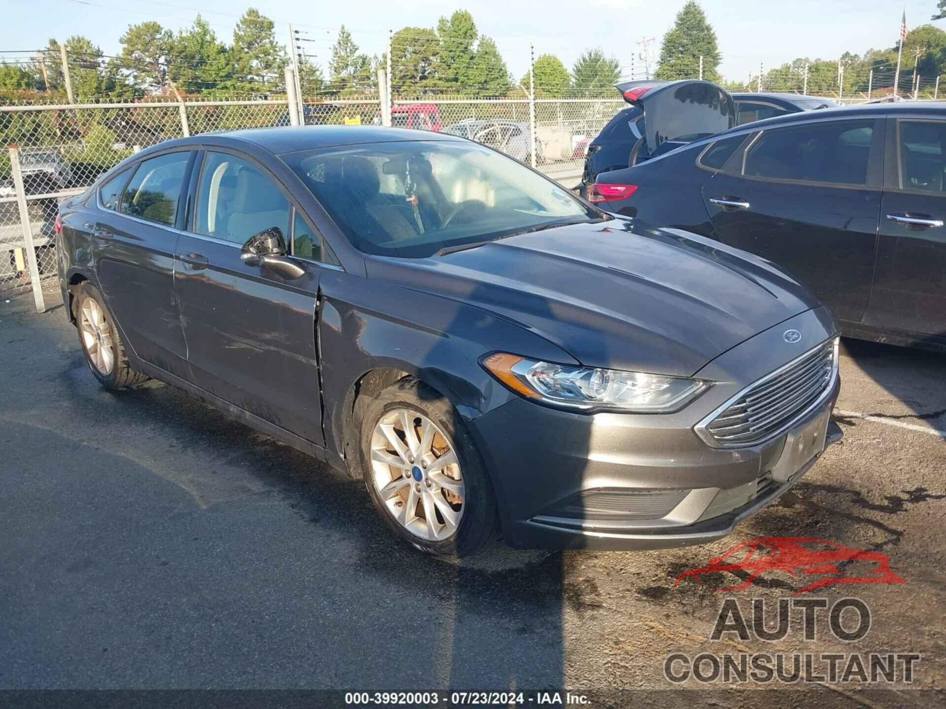 FORD FUSION 2017 - 3FA6P0H72HR160695