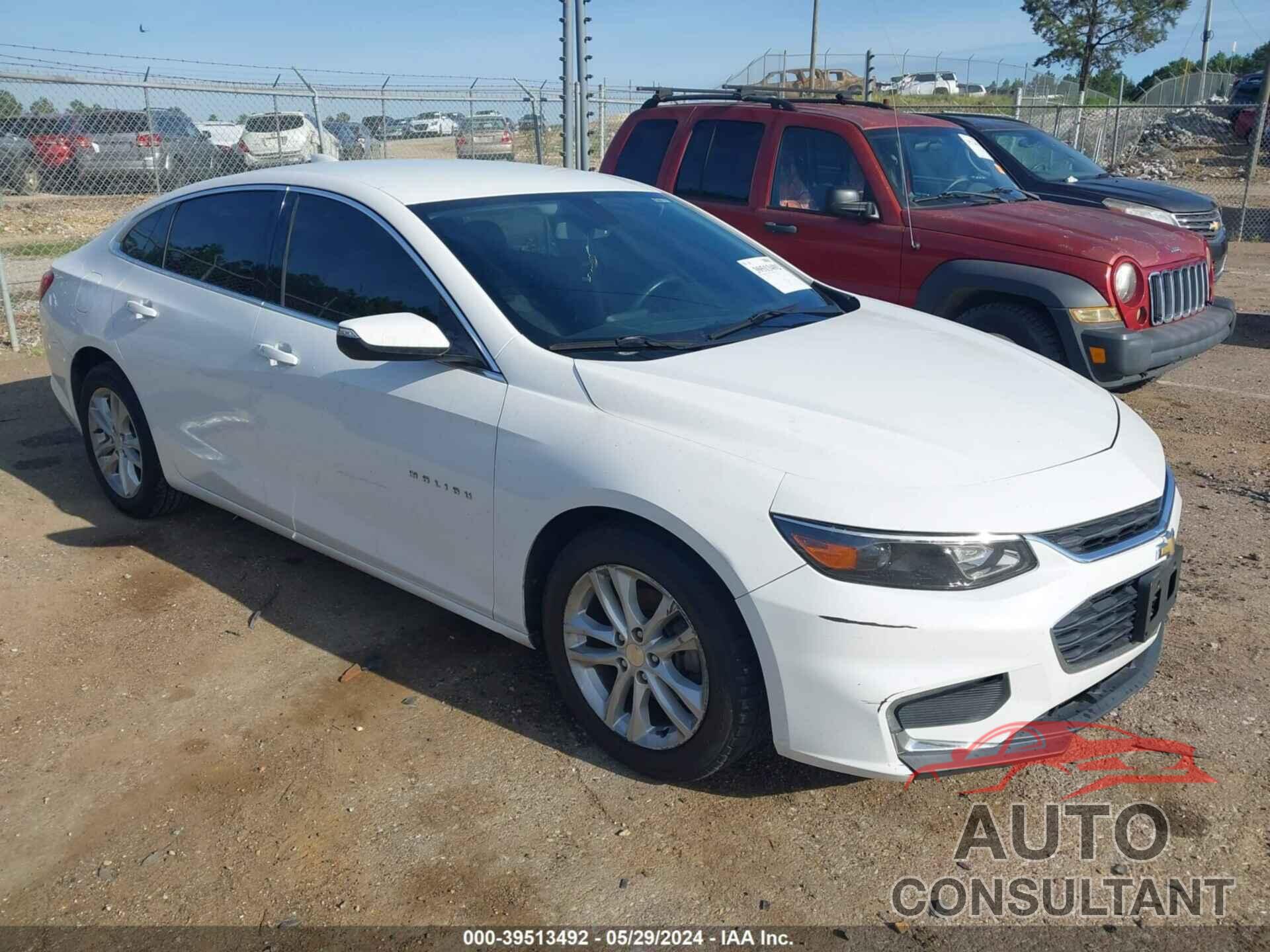 CHEVROLET MALIBU 2016 - 1G1ZE5ST6GF345305