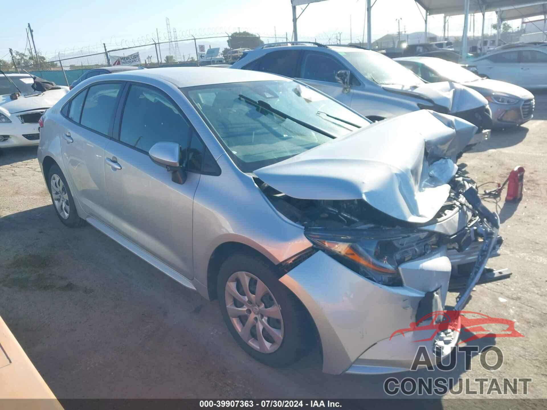 TOYOTA COROLLA 2020 - JTDEPRAE9LJ028944