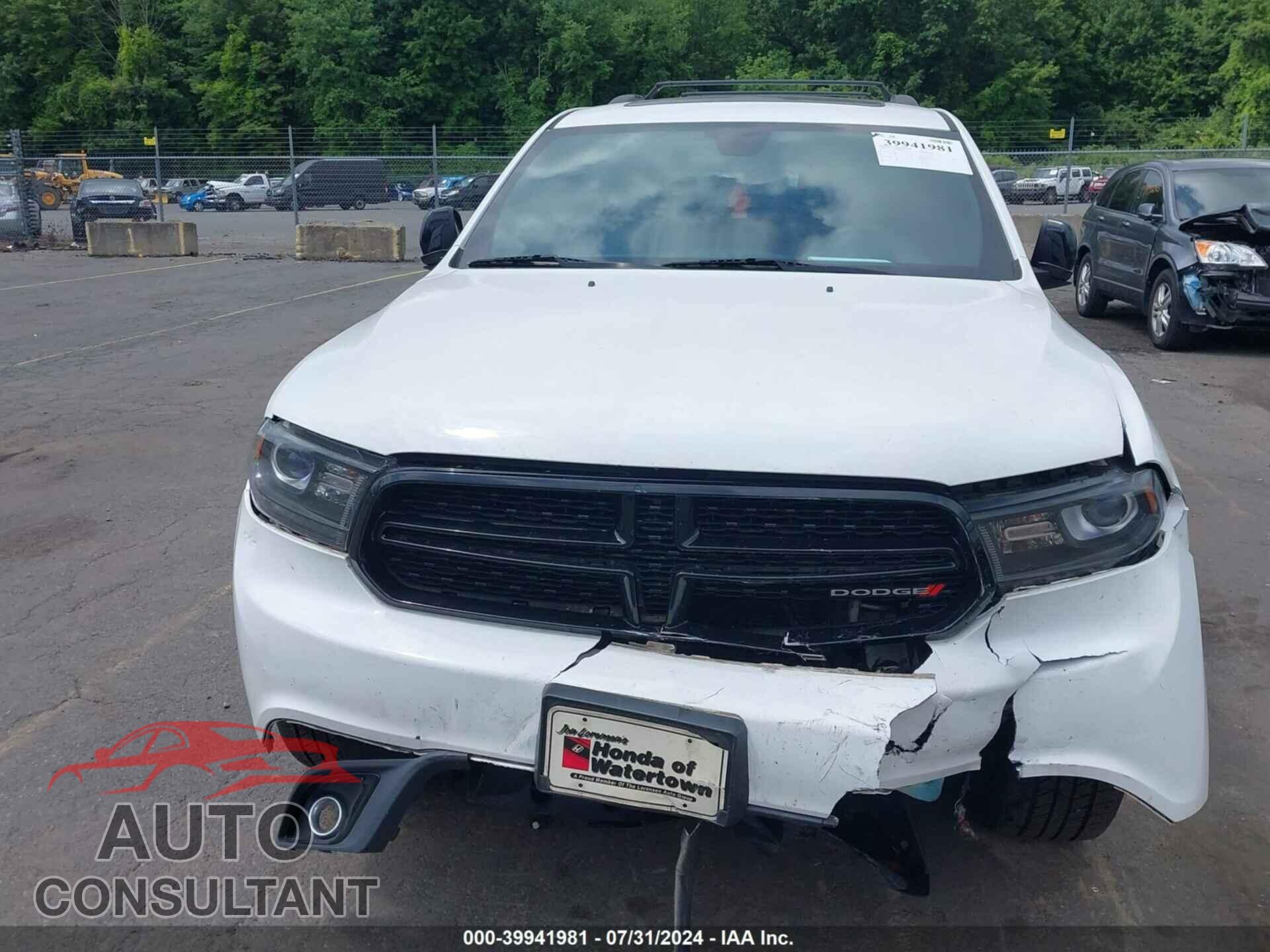 DODGE DURANGO 2017 - 1C4RDJDG9HC691791
