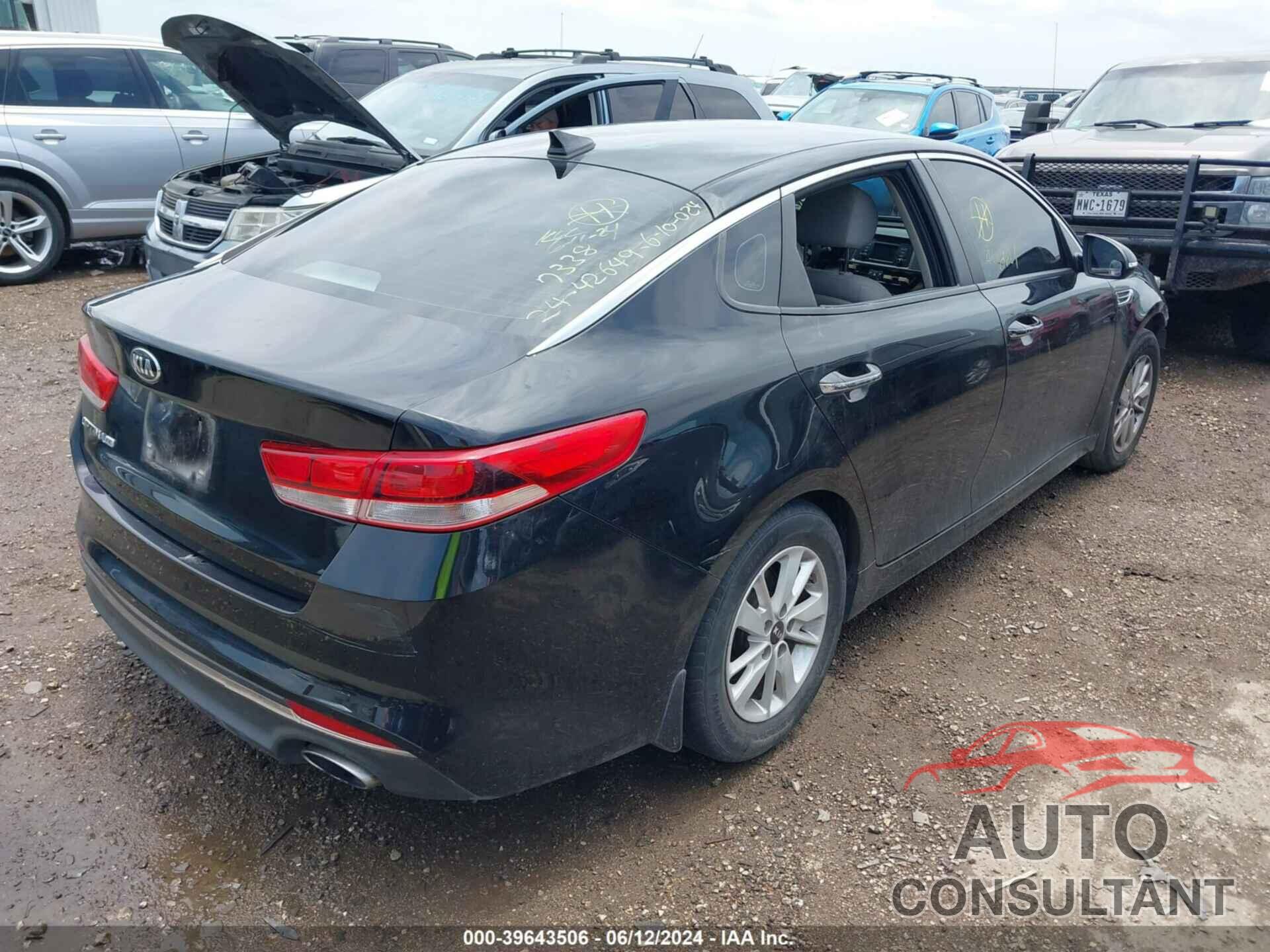 KIA OPTIMA 2017 - 5XXGT4L30HG137338