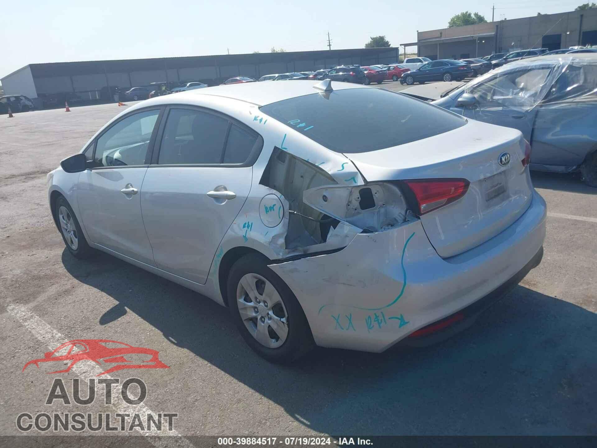 KIA FORTE 2017 - 3KPFK4A79HE122785