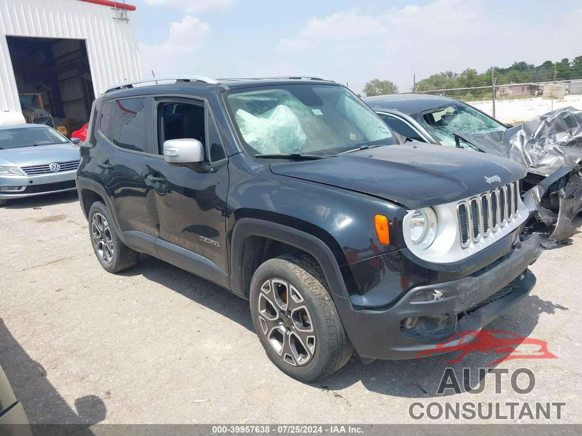 JEEP RENEGADE 2016 - ZACCJBDT9GPD41542