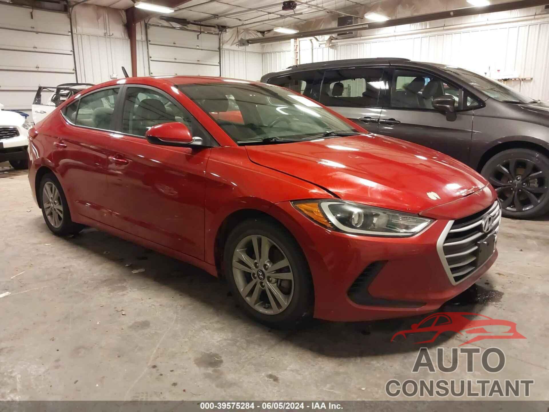 HYUNDAI ELANTRA 2017 - KMHD84LF3HU188398