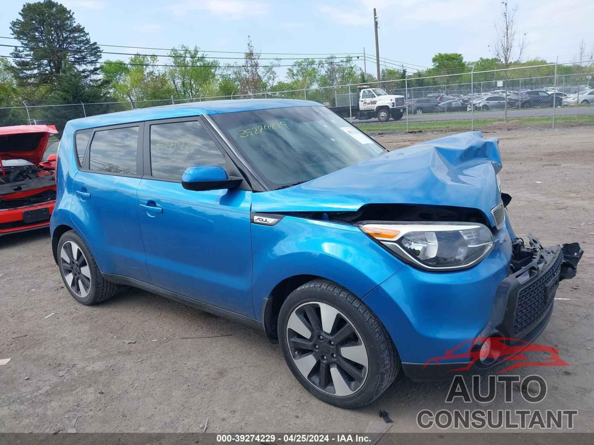 KIA SOUL 2016 - KNDJP3A54G7298615