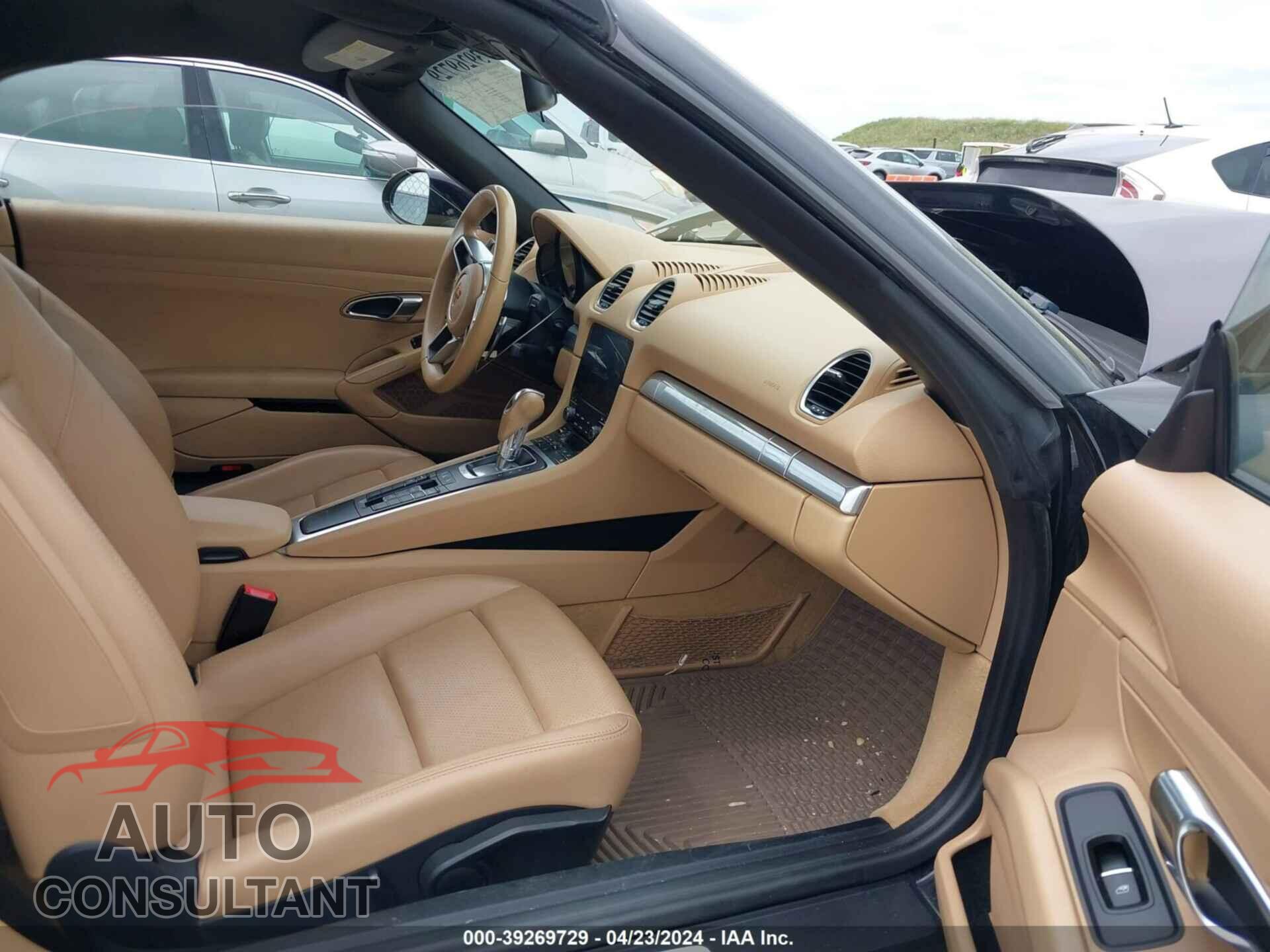 PORSCHE 718 BOXSTER 2017 - WP0CA2A81HS221231