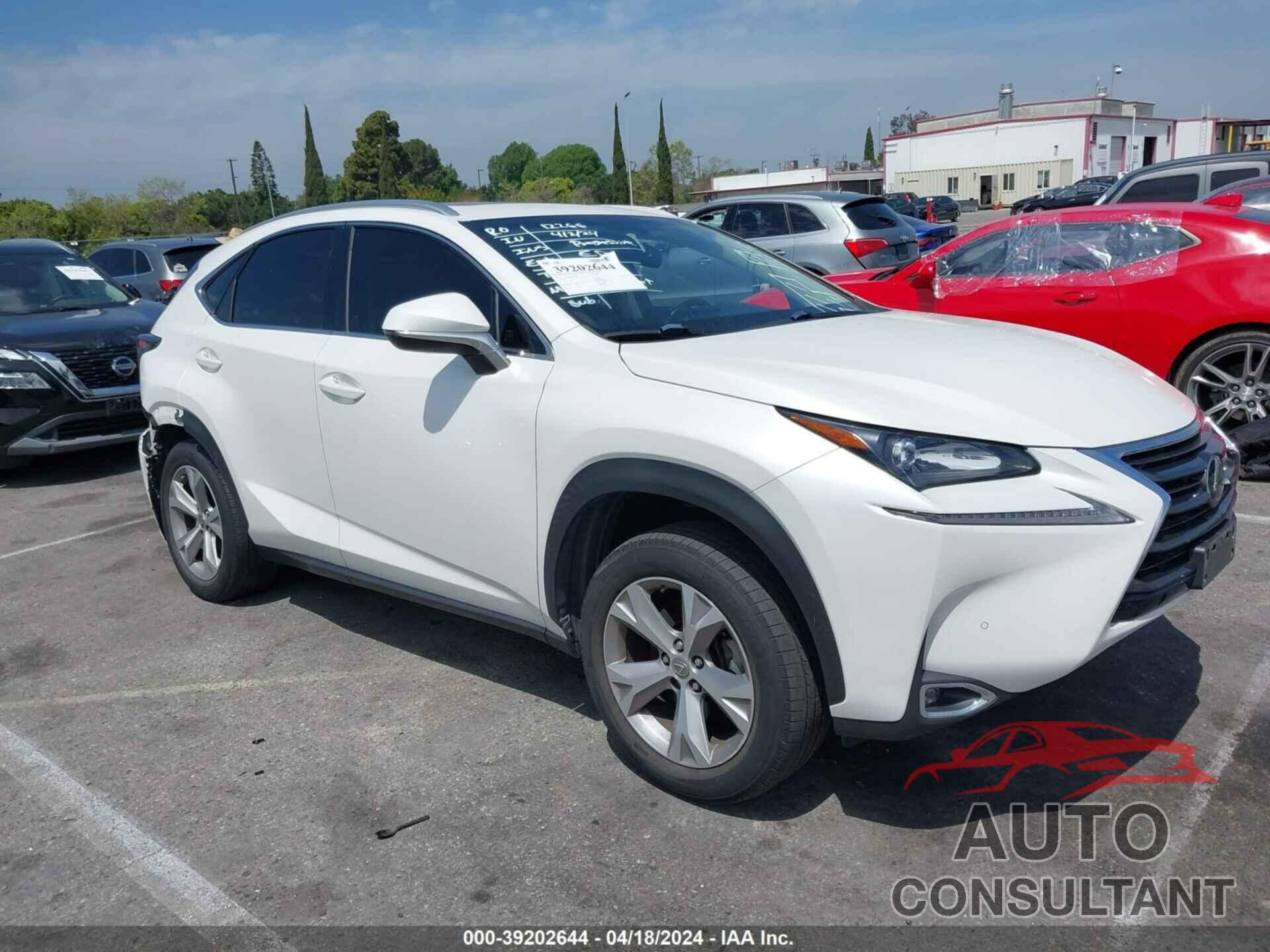 LEXUS NX 200T 2017 - JTJYARBZ8H2083352