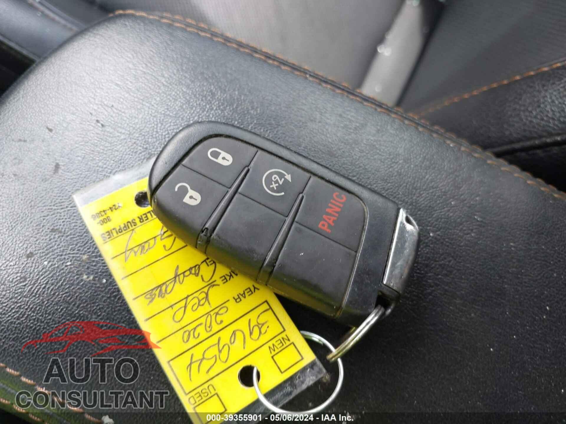 JEEP COMPASS 2020 - 3C4NJCCB8LT140497