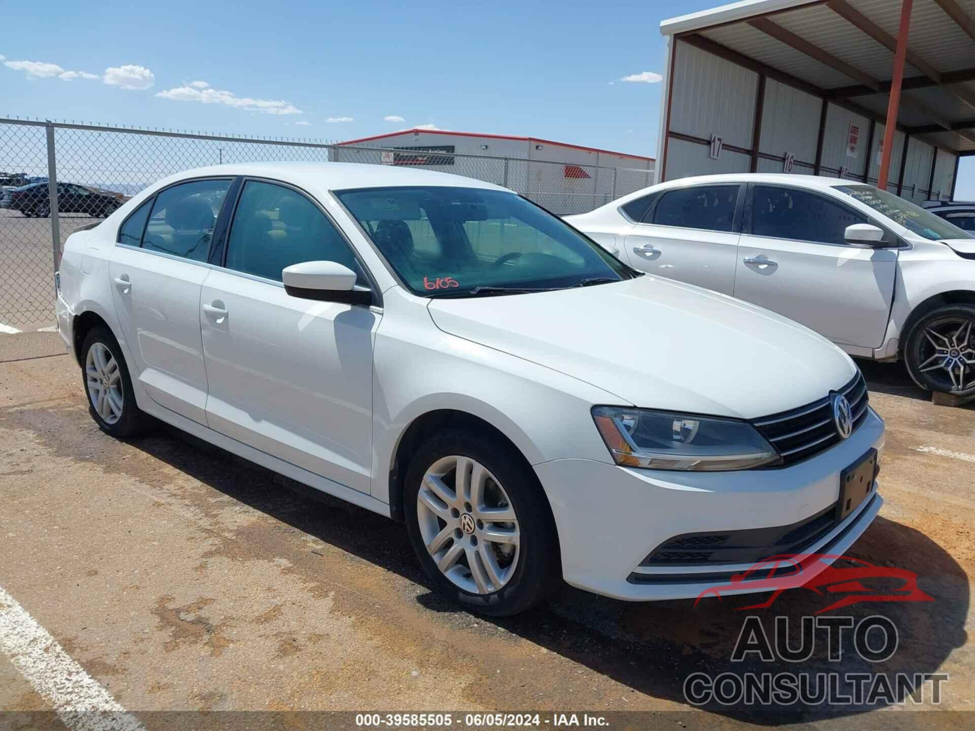 VOLKSWAGEN JETTA 2017 - 3VW2B7AJ1HM254664