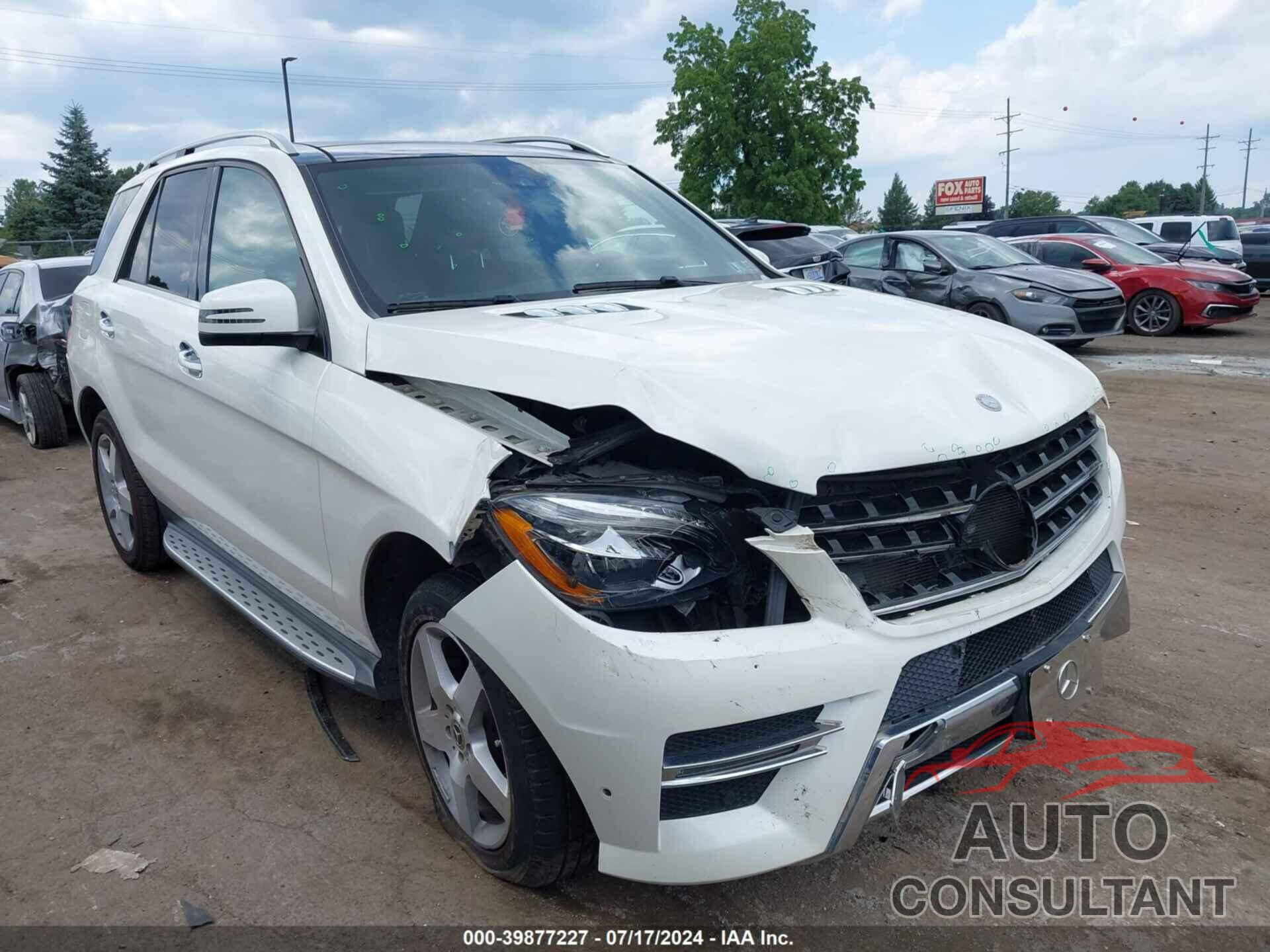 MERCEDES-BENZ ML 400 2015 - 4JGDA5GB8FA481715