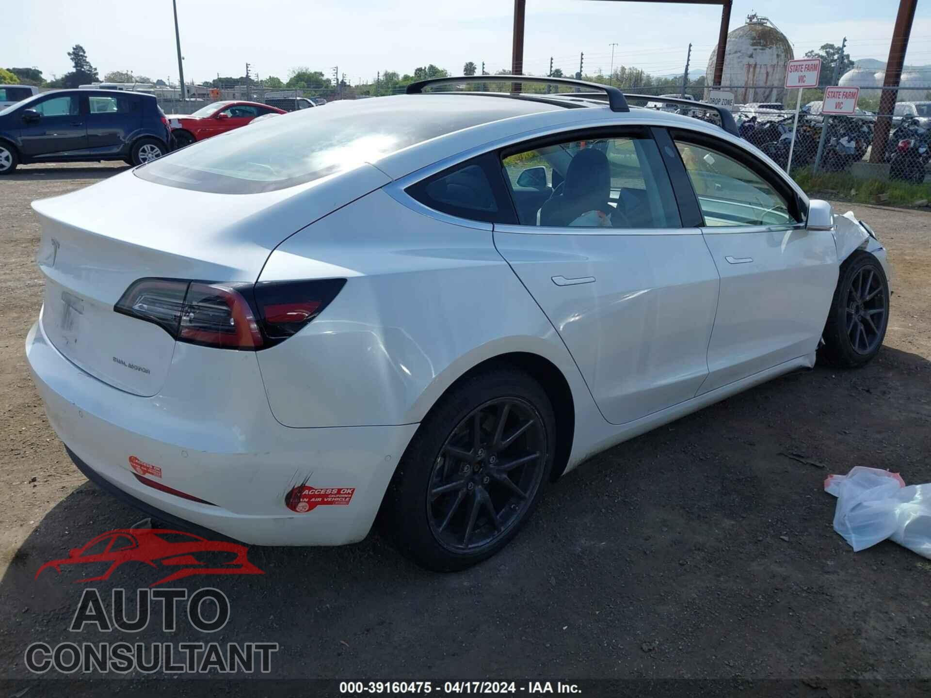 TESLA MODEL 3 2018 - 5YJ3E1EB1JF066770