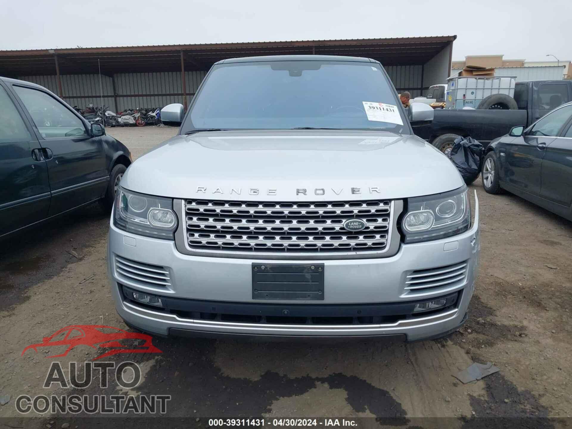LAND ROVER RANGE ROVER 2016 - SALGS2KF9GA304589