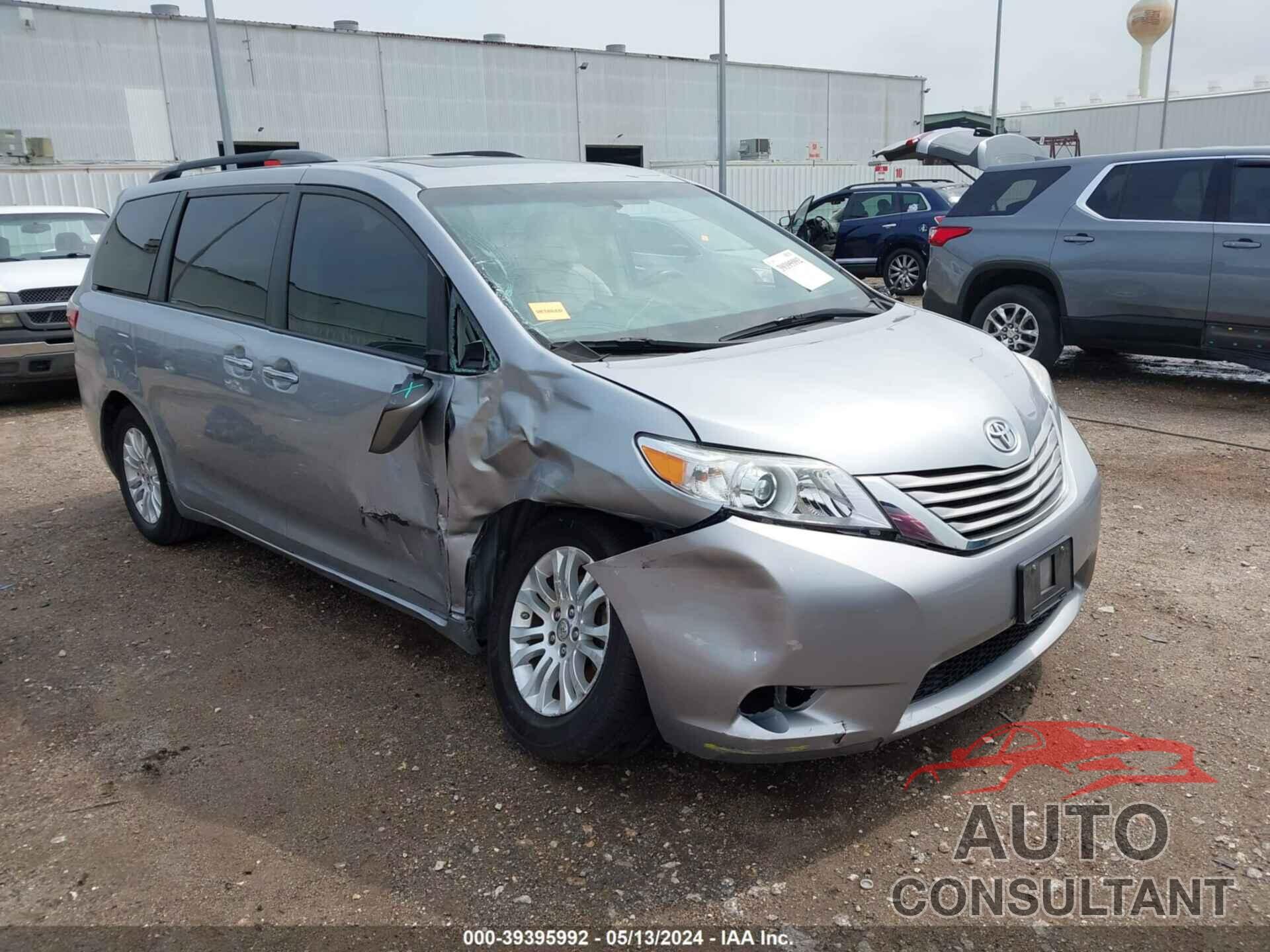 TOYOTA SIENNA 2017 - 5TDYZ3DC5HS854277