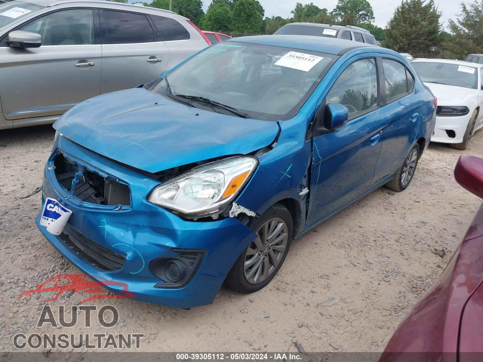 MITSUBISHI MIRAGE 2019 - ML32F3FJ7KHF08534
