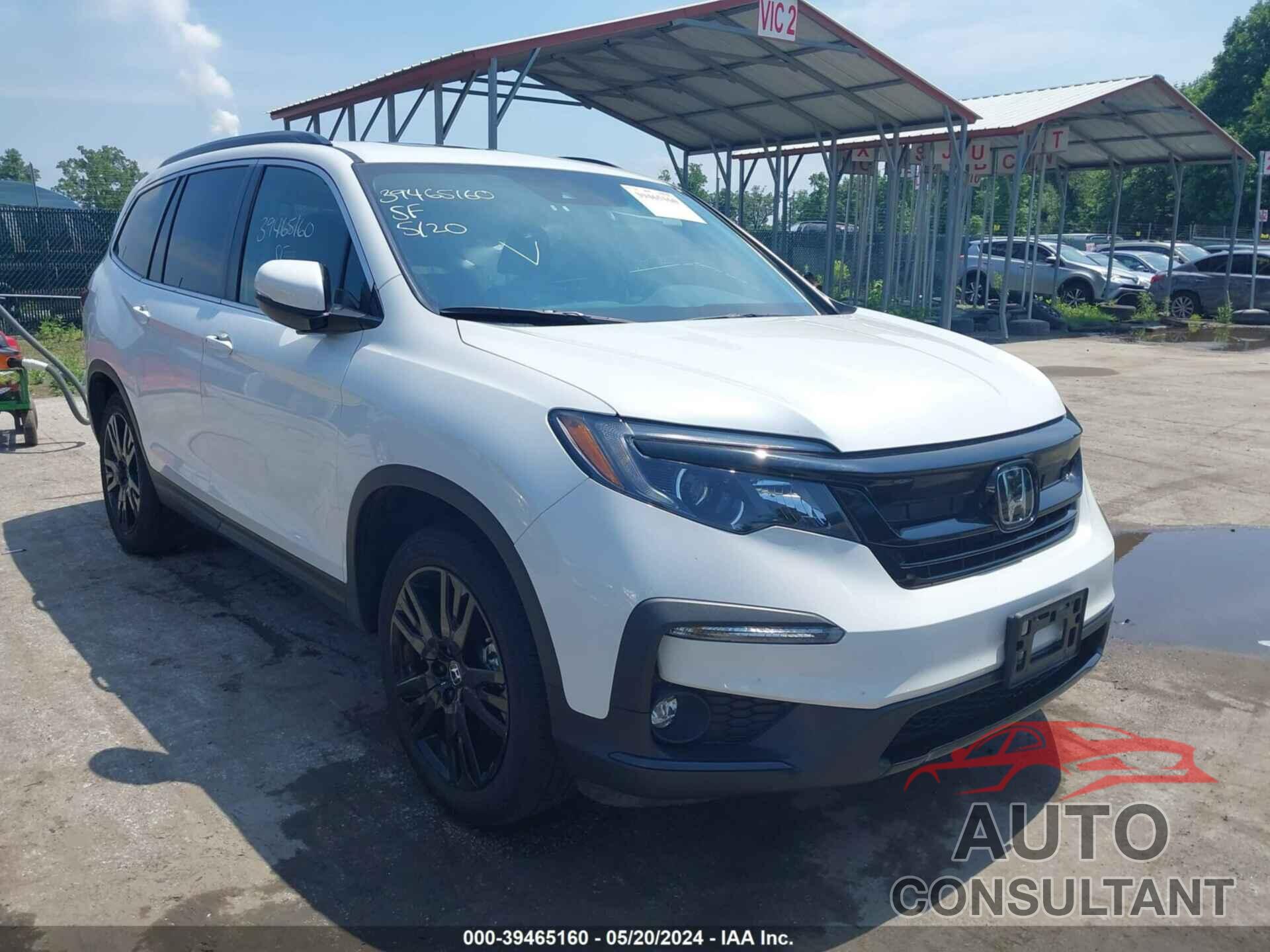 HONDA PILOT 2022 - 5FNYF6H26NB097711