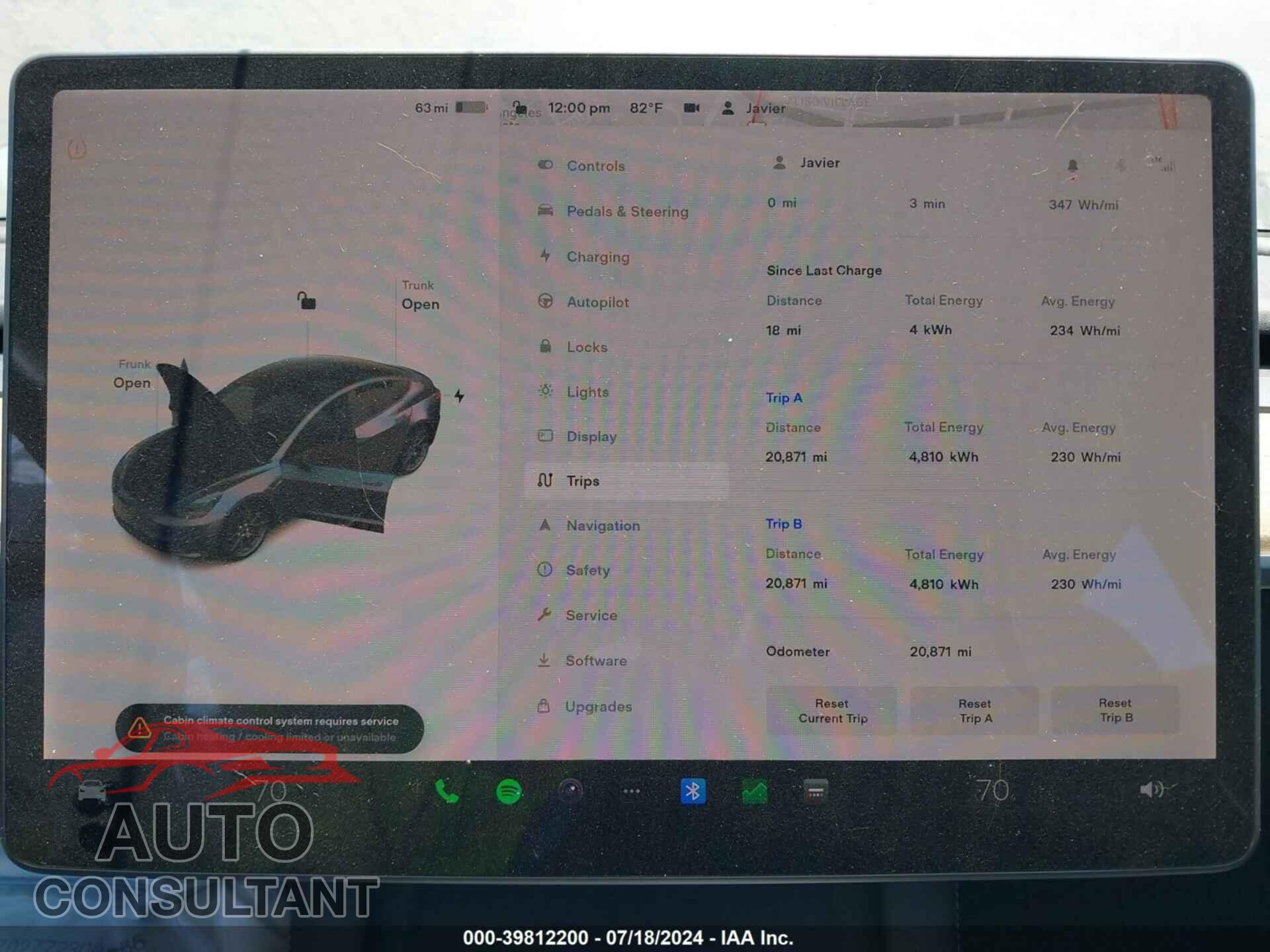 TESLA MODEL 3 2021 - 5YJ3E1EA3MF877756