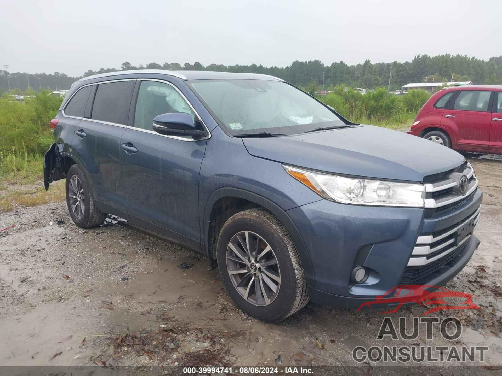 TOYOTA HIGHLANDER 2019 - 5TDJZRFH7KS953283