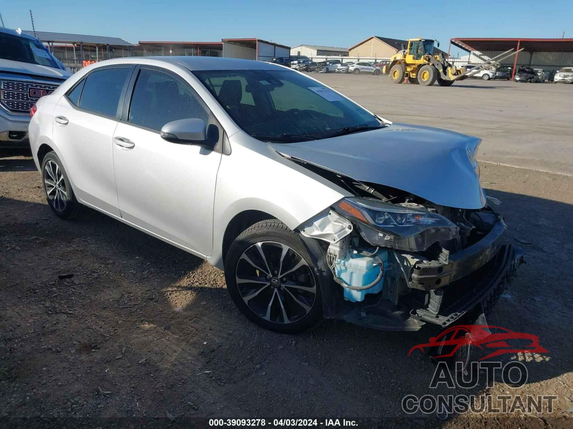 TOYOTA COROLLA 2018 - 5YFBURHE3JP759153
