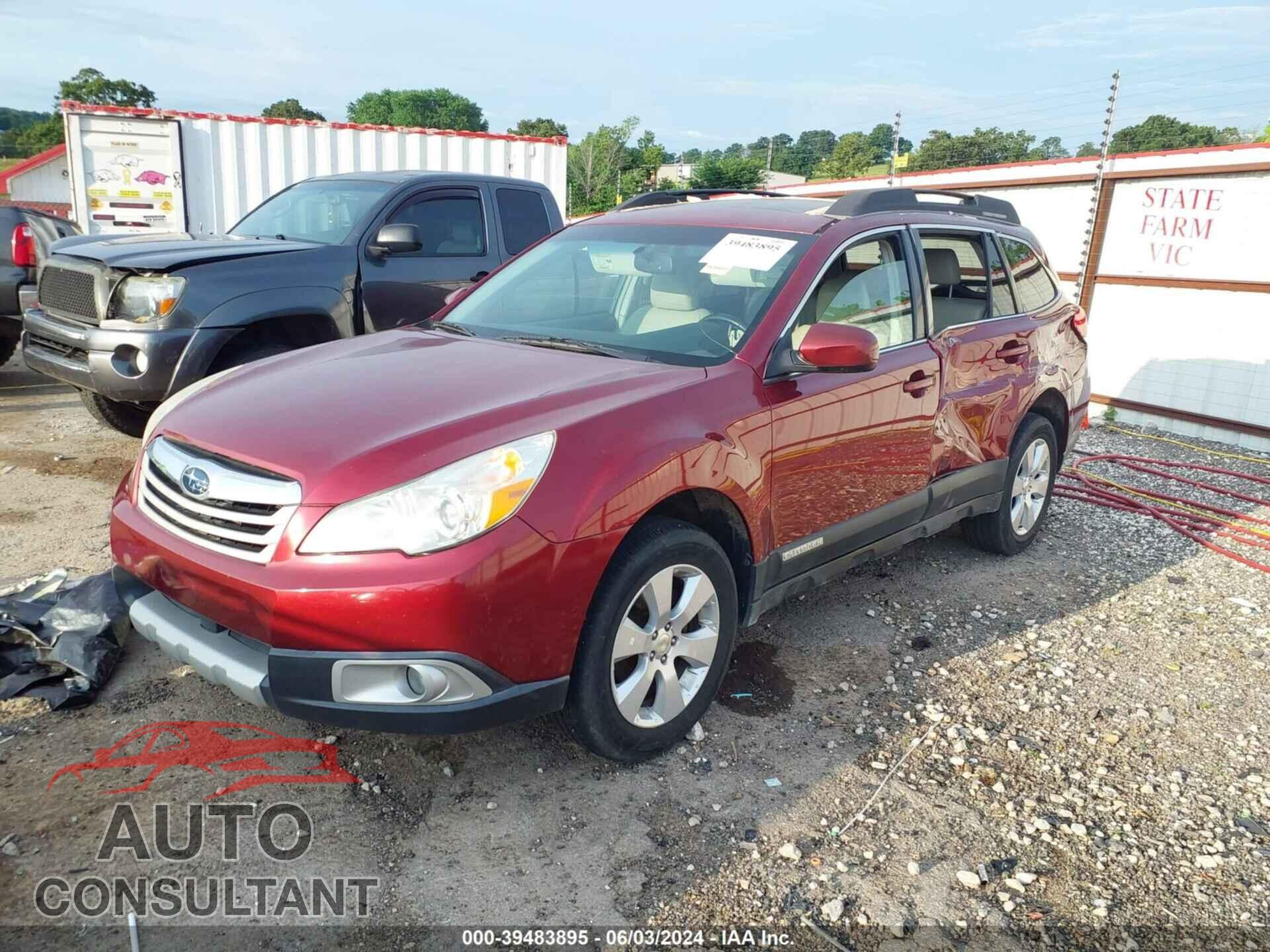 SUBARU OUTBACK 2011 - 4S4BRBLC0B3405904