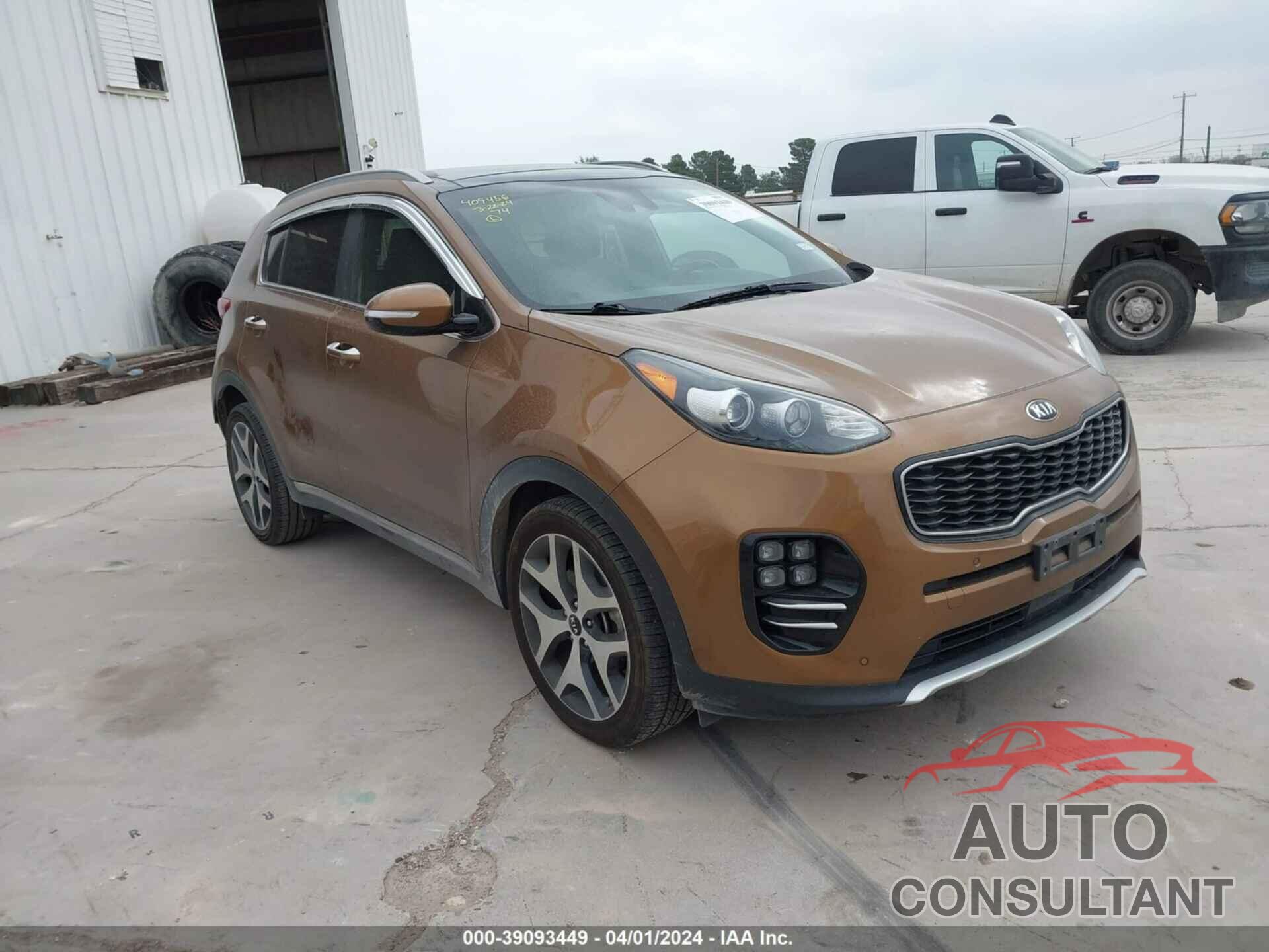 KIA SPORTAGE 2017 - KNDPR3A61H7166295