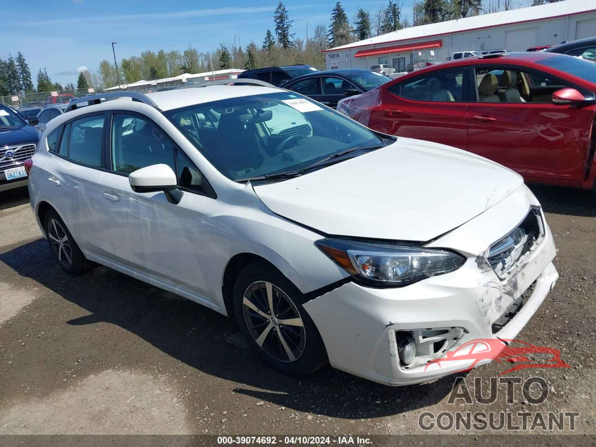 SUBARU IMPREZA 2019 - 4S3GTAD60K3740241