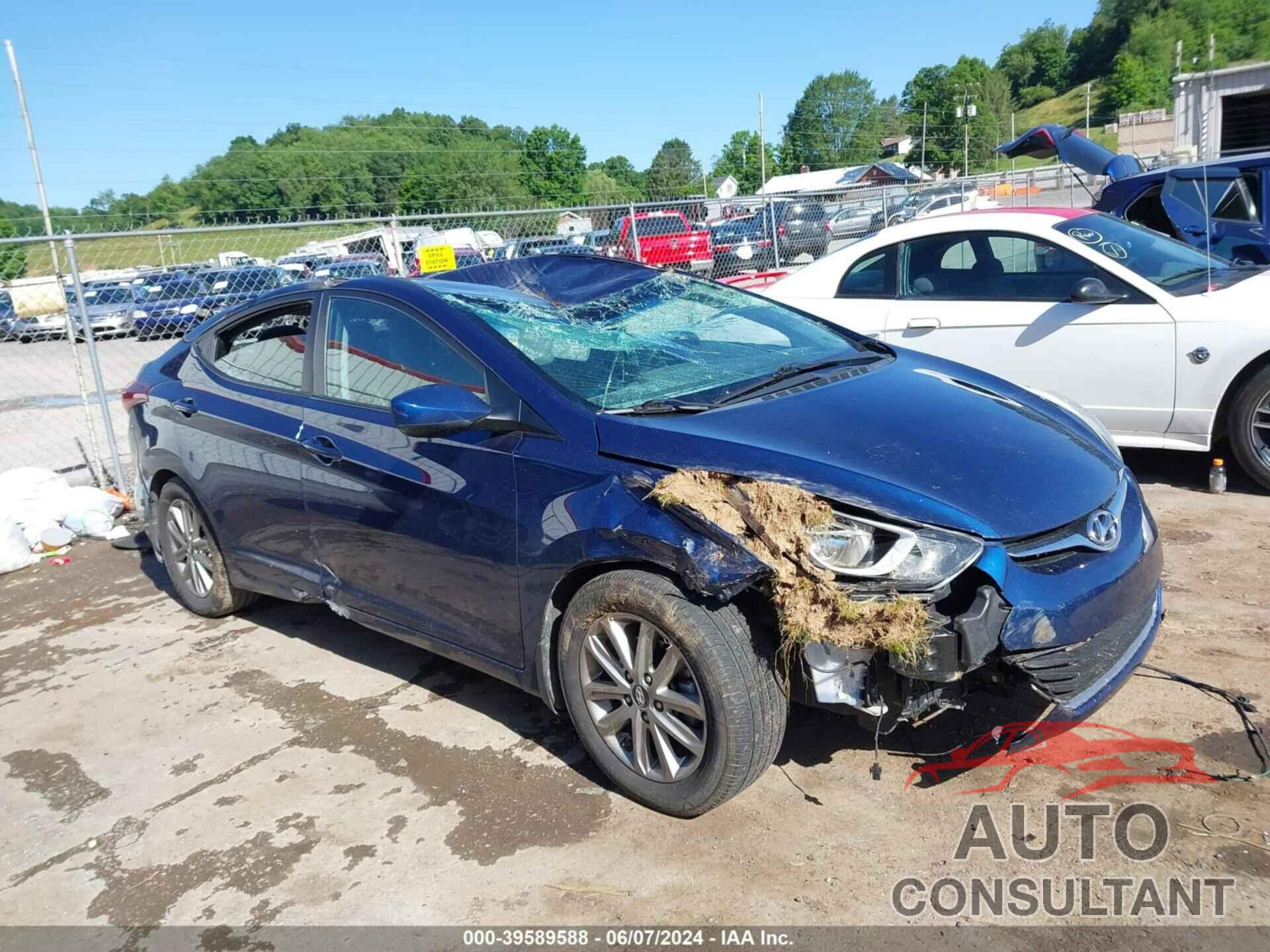 HYUNDAI ELANTRA 2016 - 5NPDH4AE4GH720054