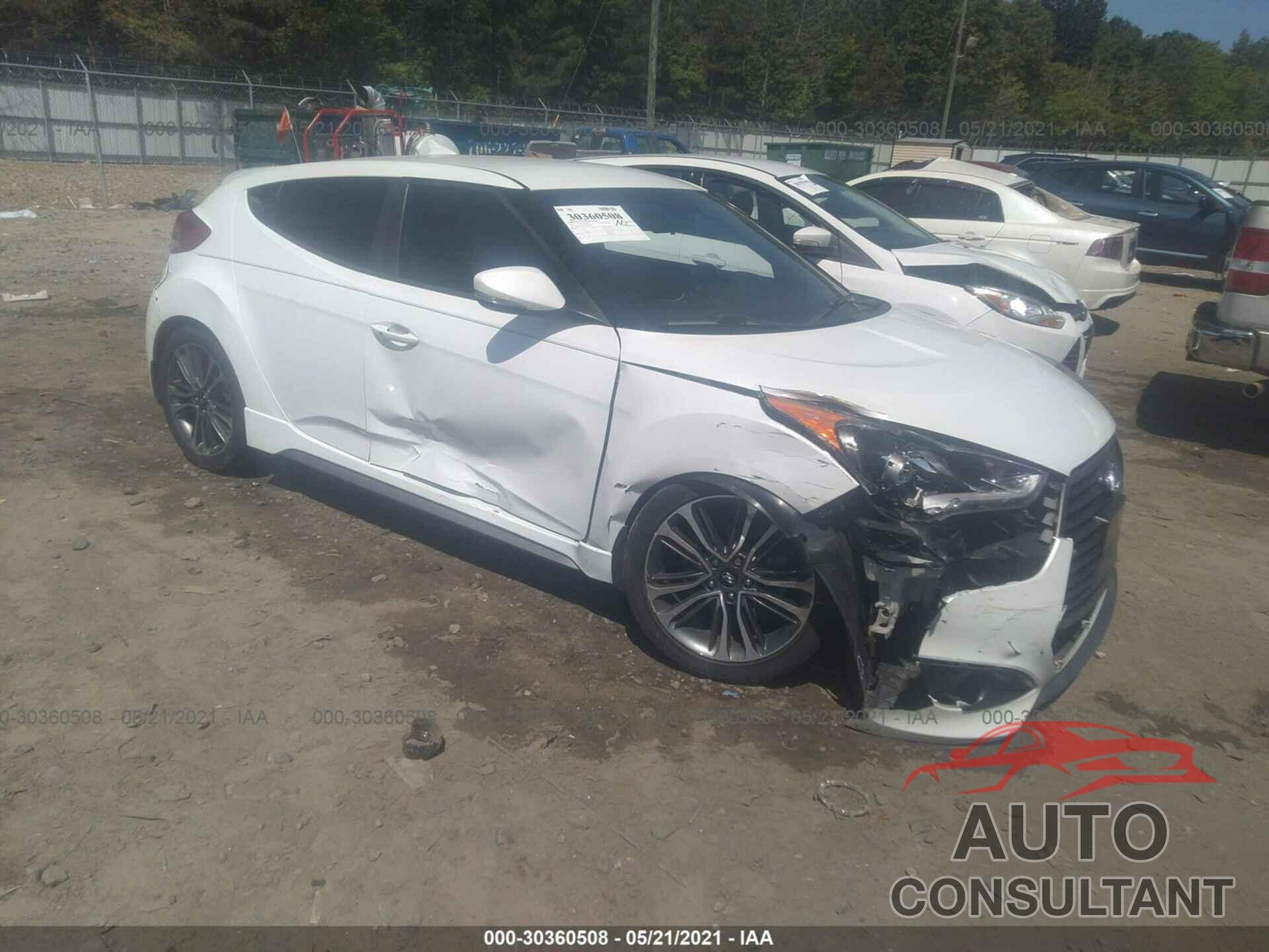 HYUNDAI VELOSTER 2016 - KMHTC6AE0GU289638