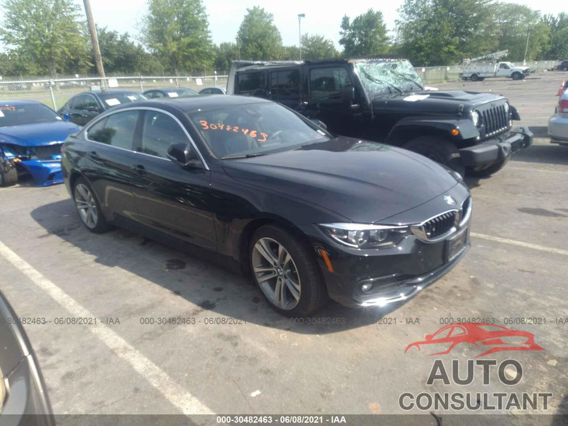 BMW 4 SERIES 2019 - WBA4J3C58KBL09095