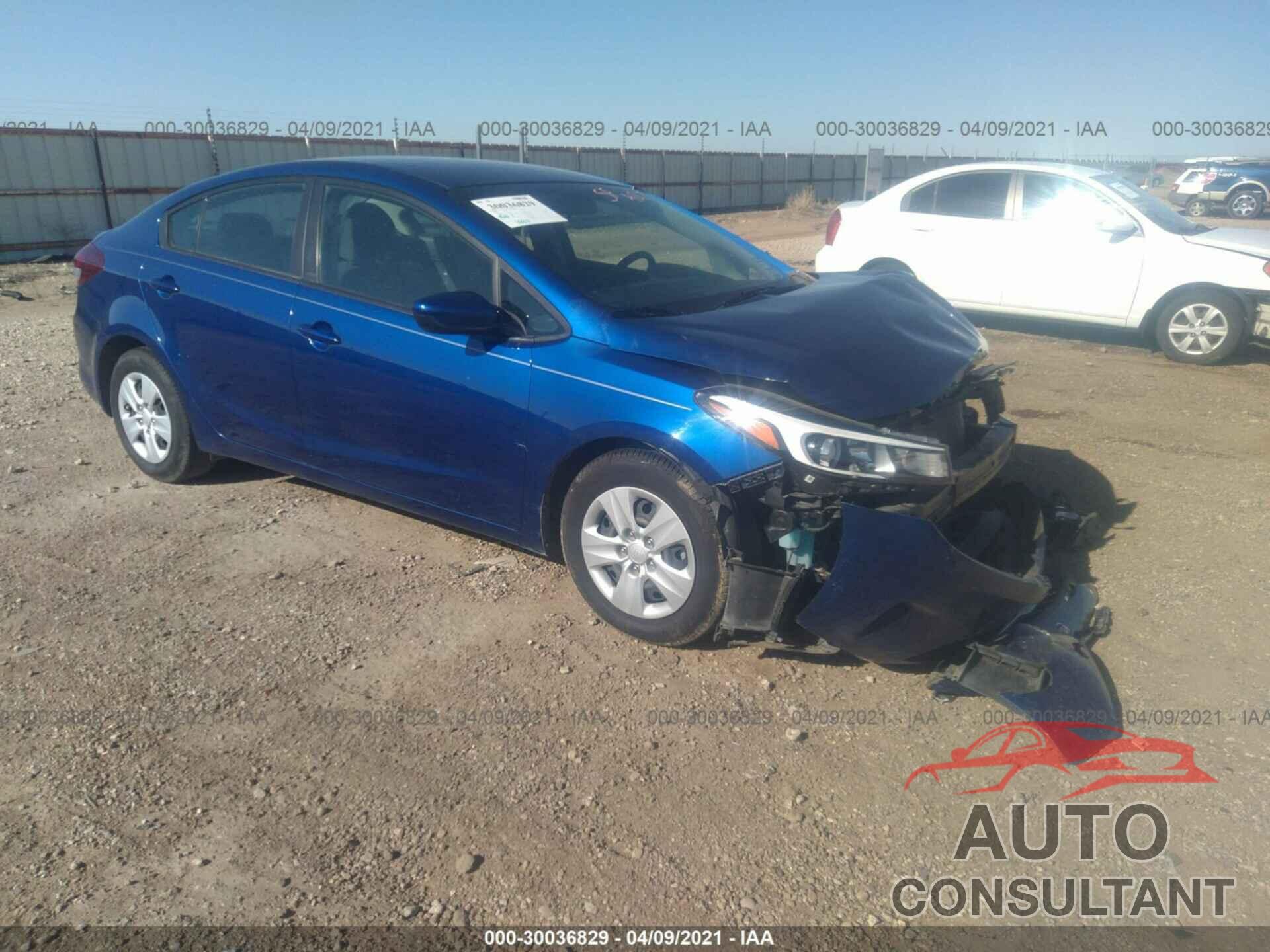 KIA FORTE 2017 - 3KPFL4A71HE044399