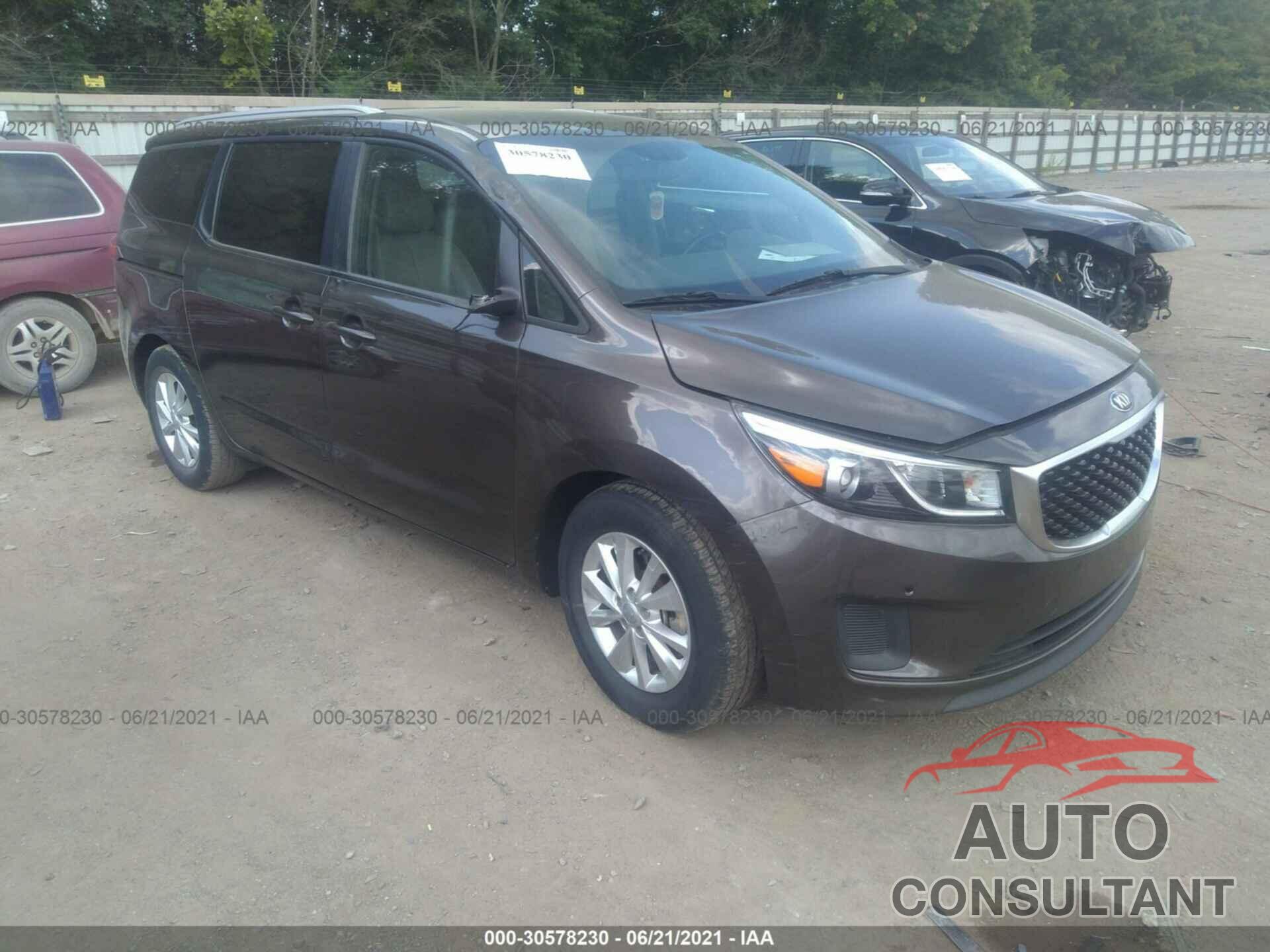 KIA SEDONA 2017 - KNDMB5C12H6293583