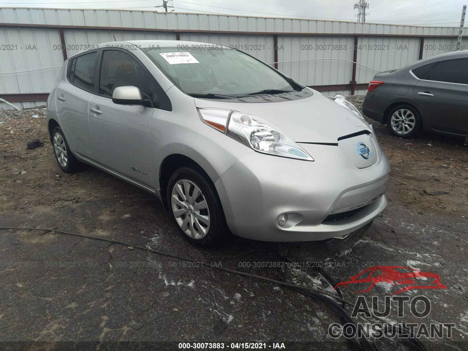 NISSAN LEAF 2017 - 1N4BZ0CP9HC310316