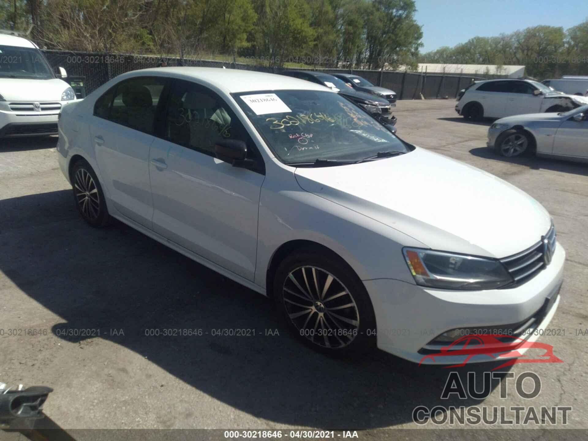 VOLKSWAGEN JETTA SEDAN 2016 - 3VWD17AJ6GM347061