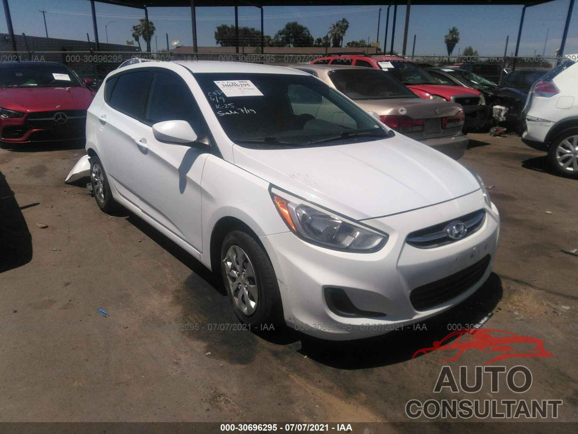 HYUNDAI ACCENT 2017 - KMHCT5AE5HU344614