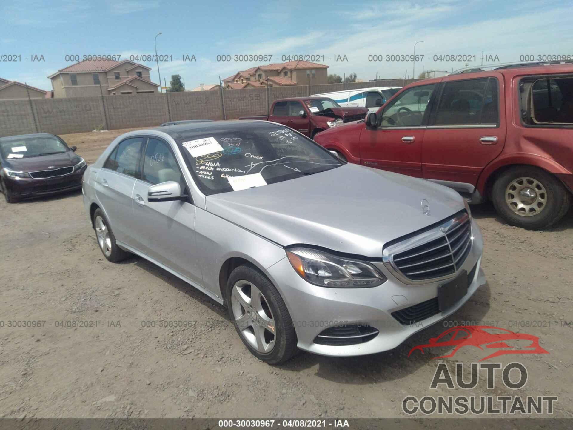 MERCEDES-BENZ E-CLASS 2016 - WDDHF5KB1GB249473