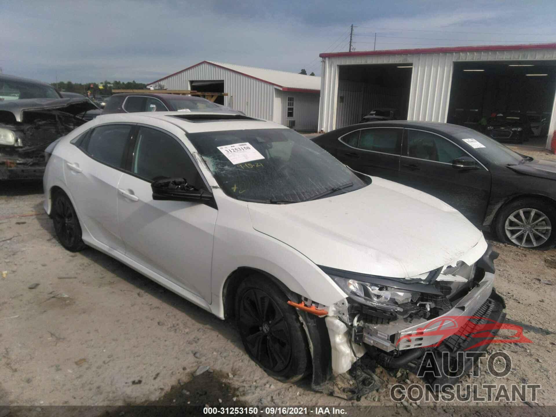 HONDA CIVIC HATCHBACK 2019 - SHHFK7H6XKU423340