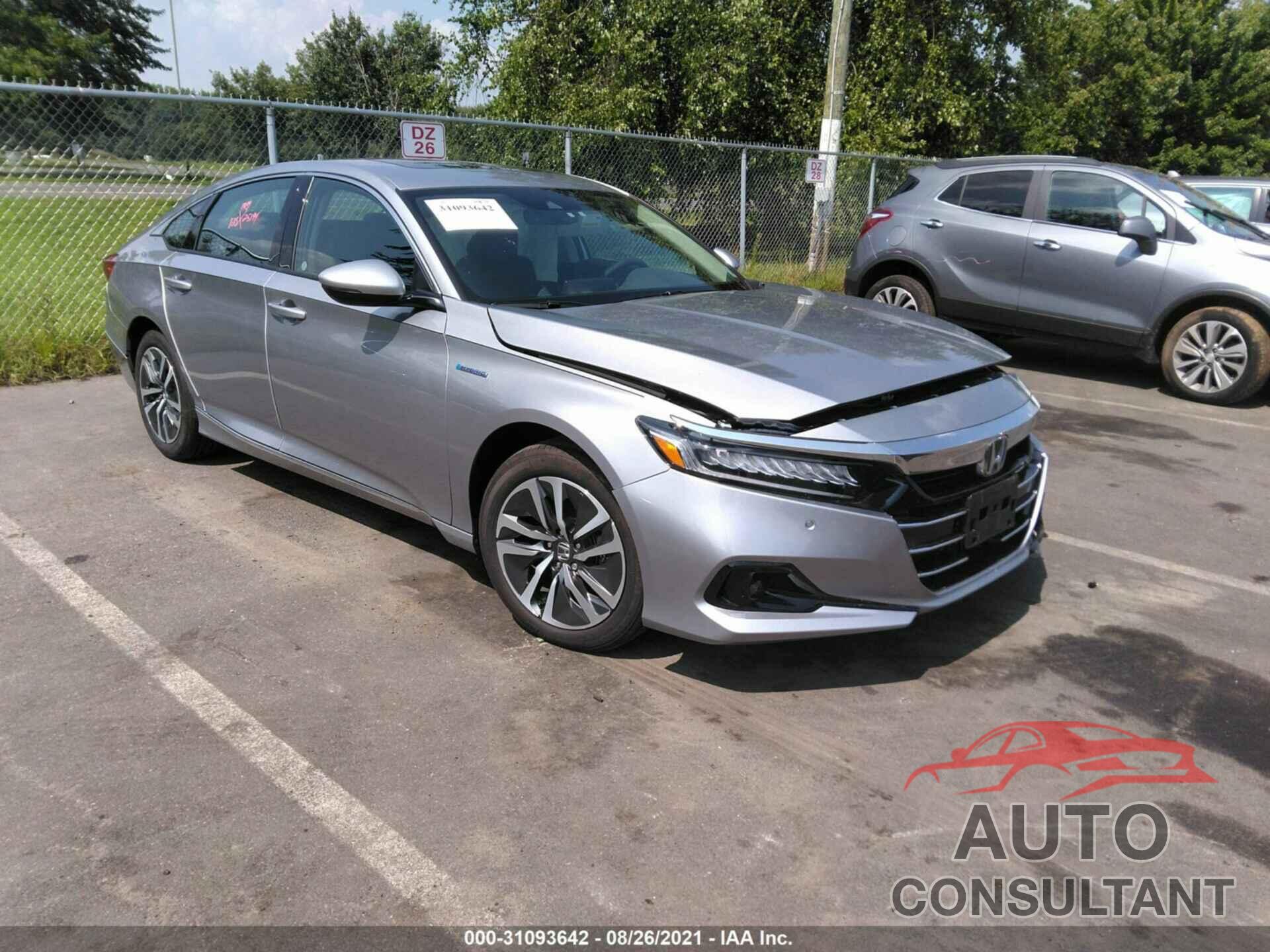 HONDA ACCORD HYBRID 2021 - 1HGCV3F56MA015977