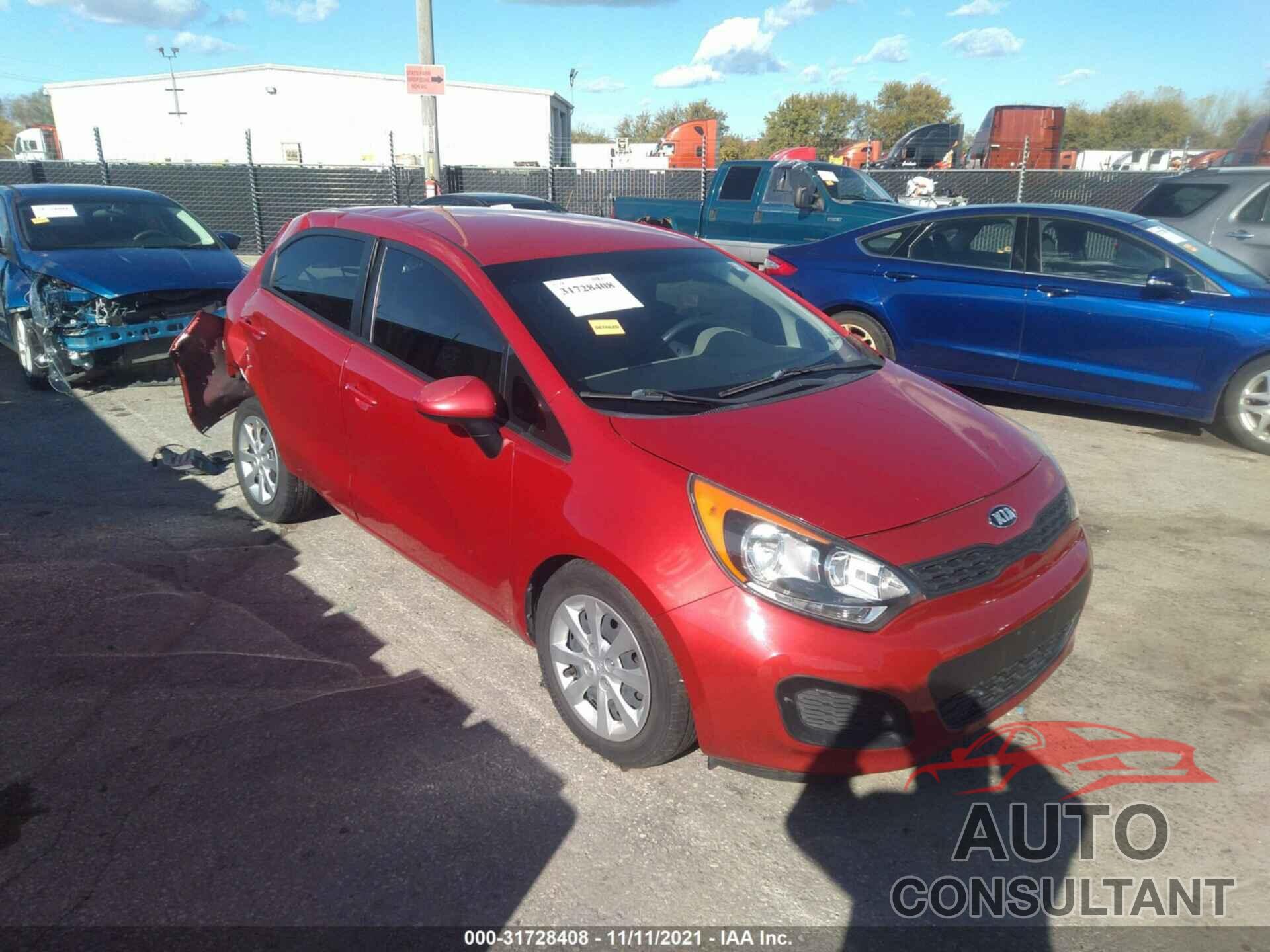 KIA RIO 2014 - KNADM5A32E6334009