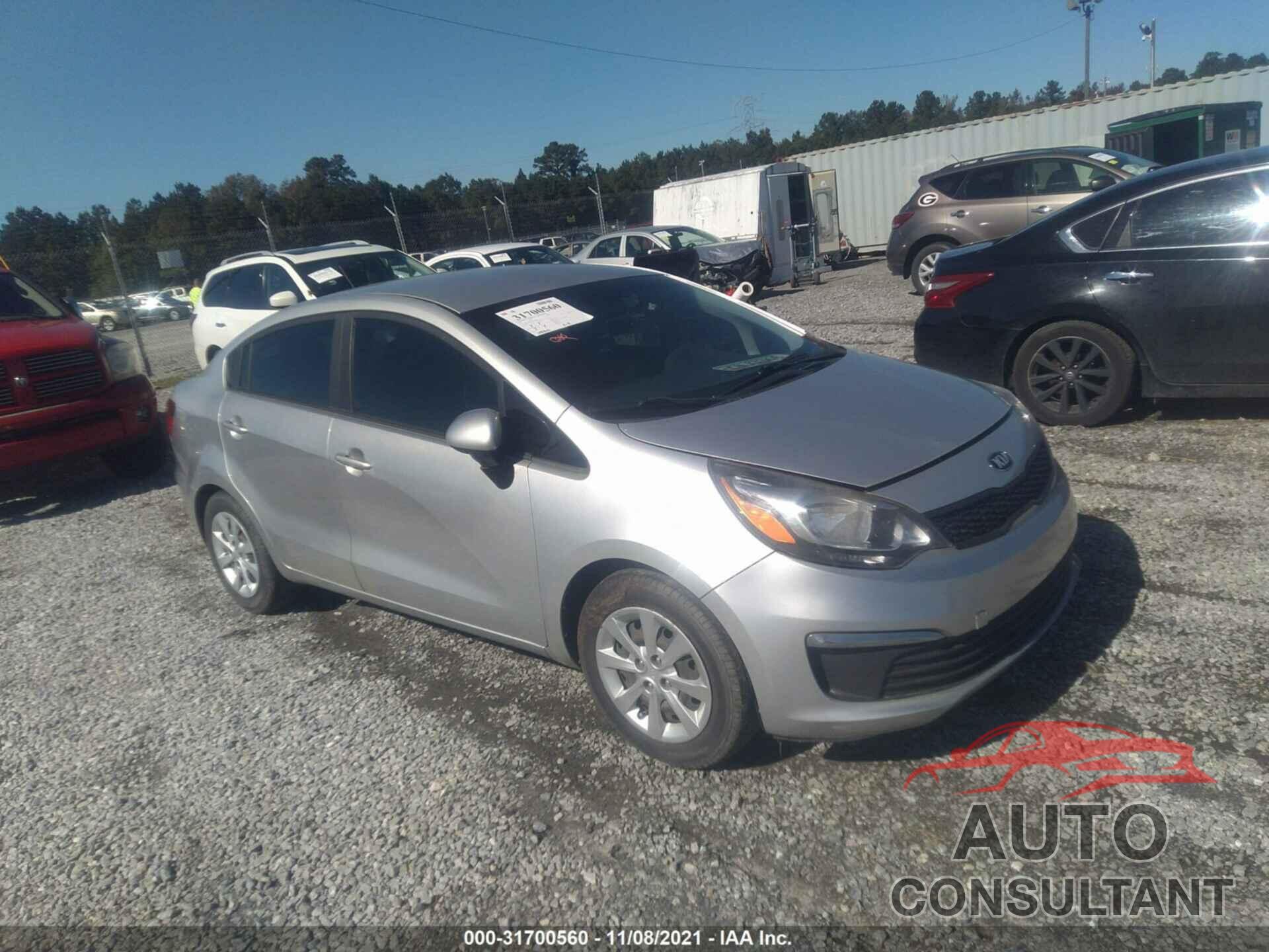 KIA RIO 2016 - KNADM4A30G6688950
