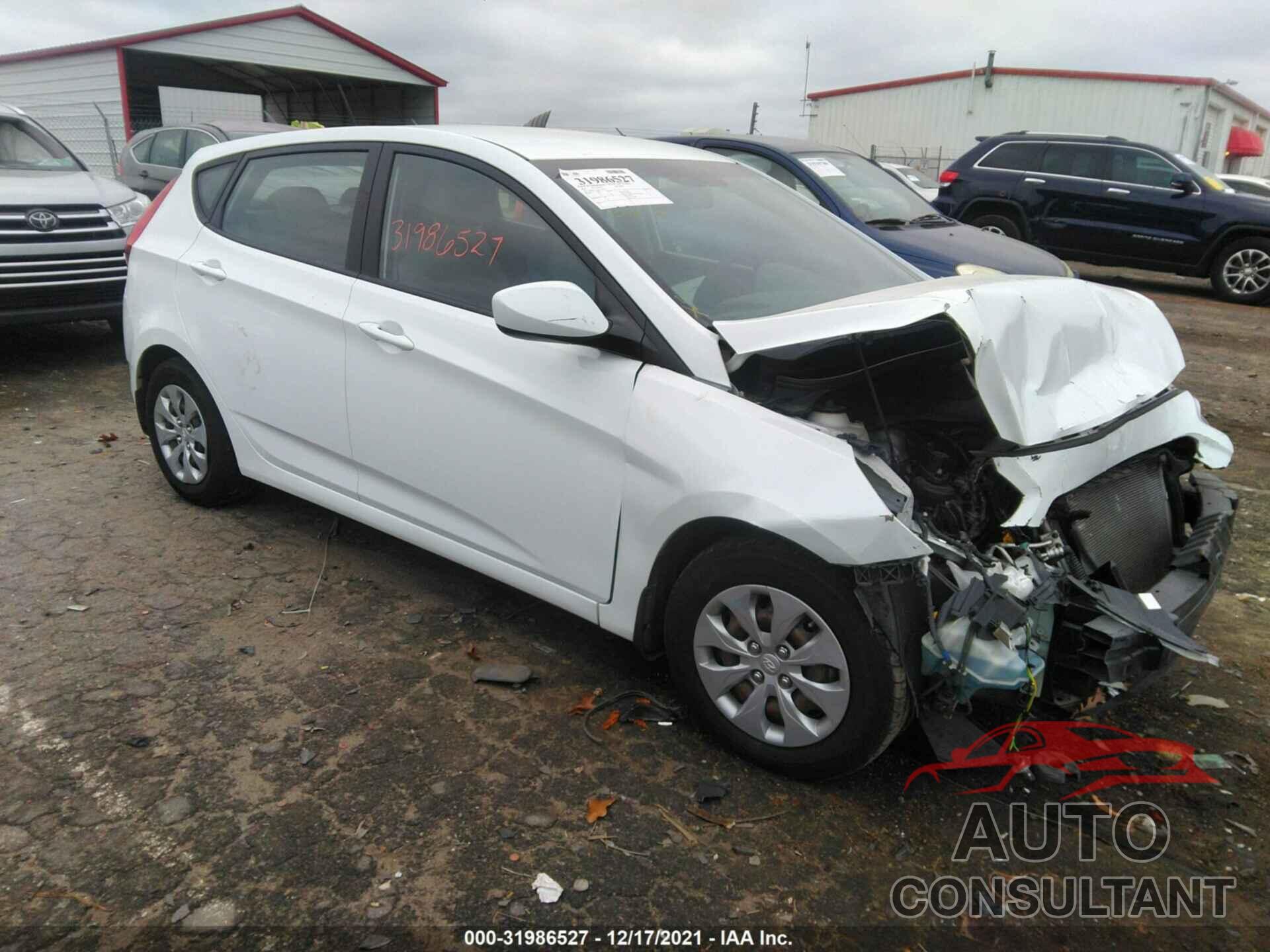 HYUNDAI ACCENT 2016 - KMHCT5AE2GU248793