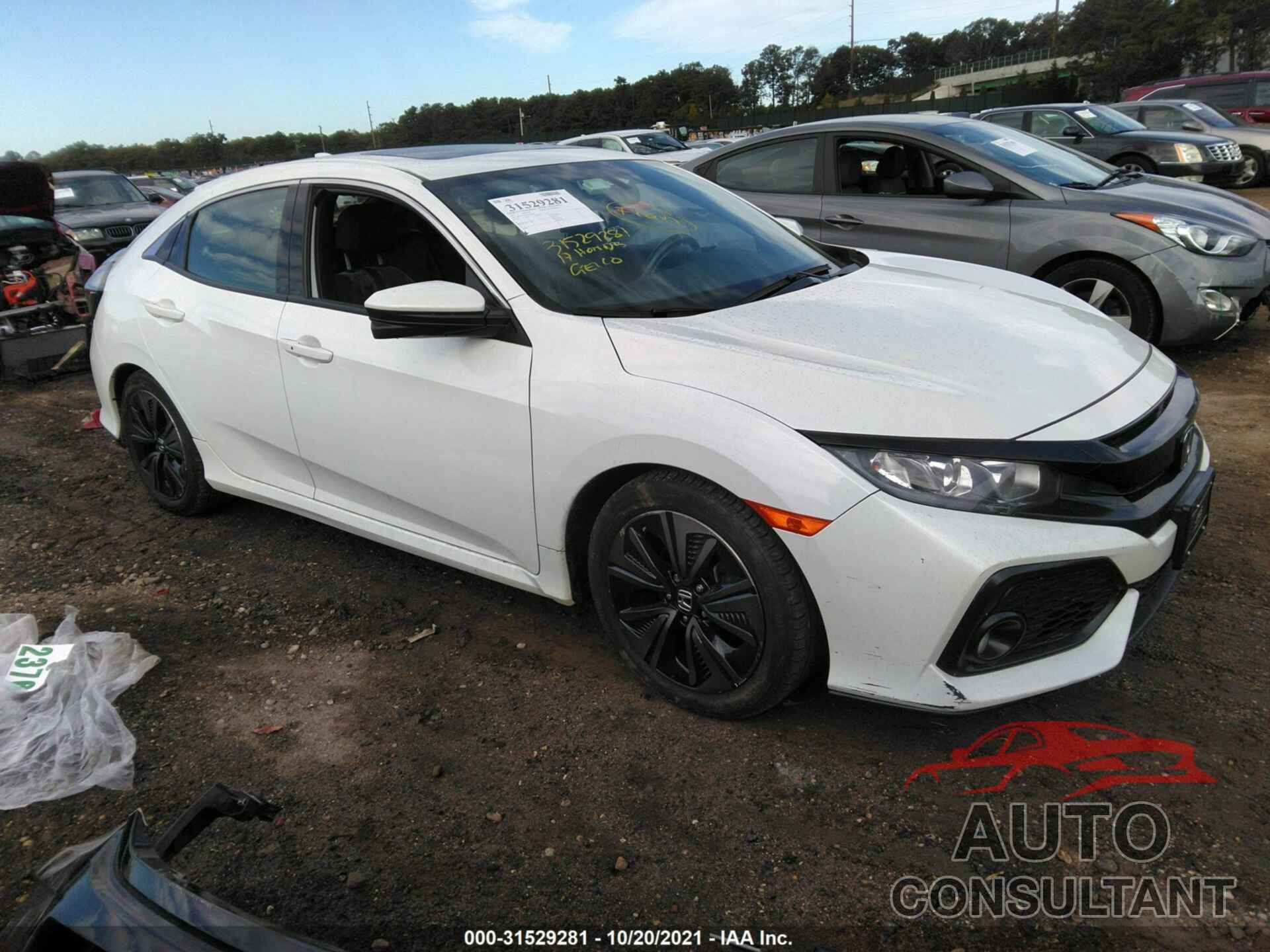 HONDA CIVIC HATCHBACK 2017 - SHHFK7H7XHU426501