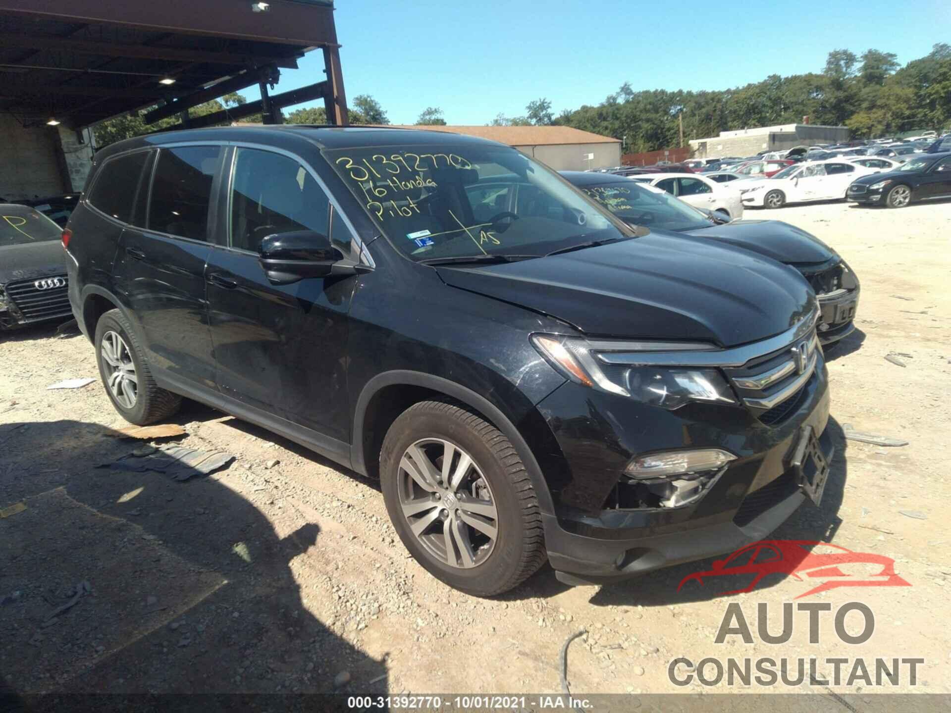 HONDA PILOT 2016 - 5FNYF6H53GB019027