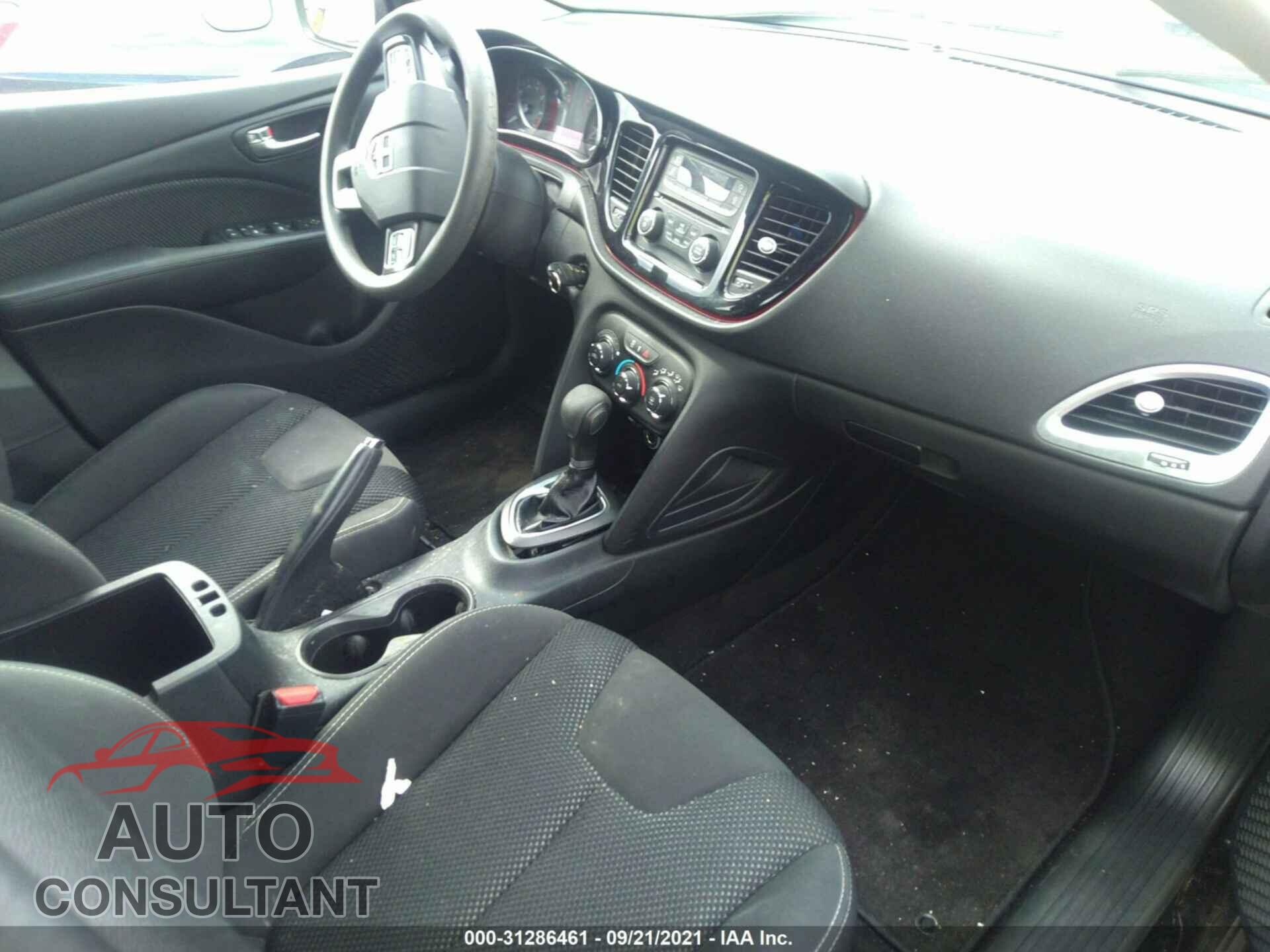 DODGE DART 2016 - 1C3CDFBB5GD736331