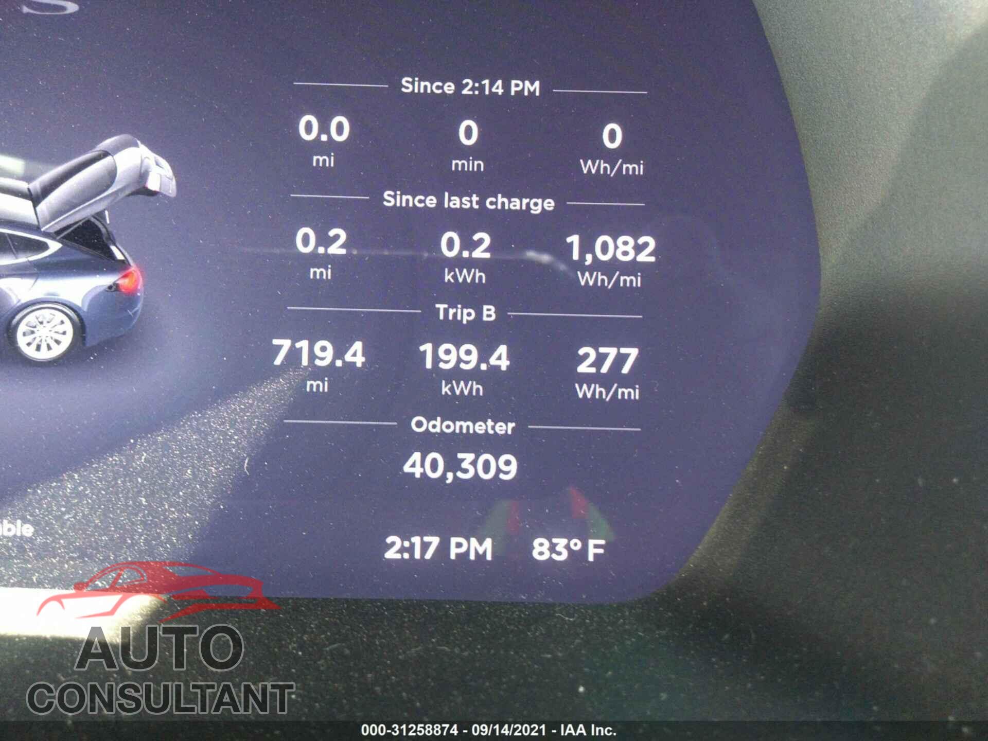 TESLA MODEL S 2017 - 5YJSA1E27HF210274