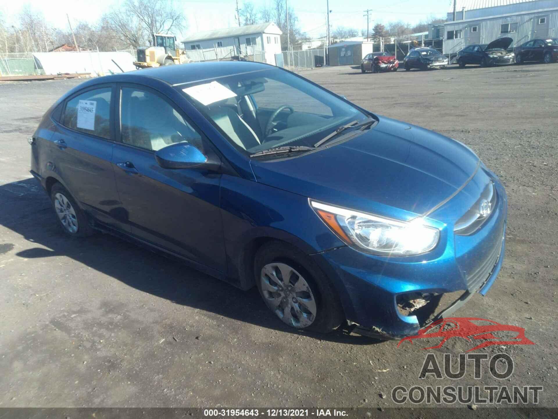 HYUNDAI ACCENT 2017 - KMHCT4AE4HU291608